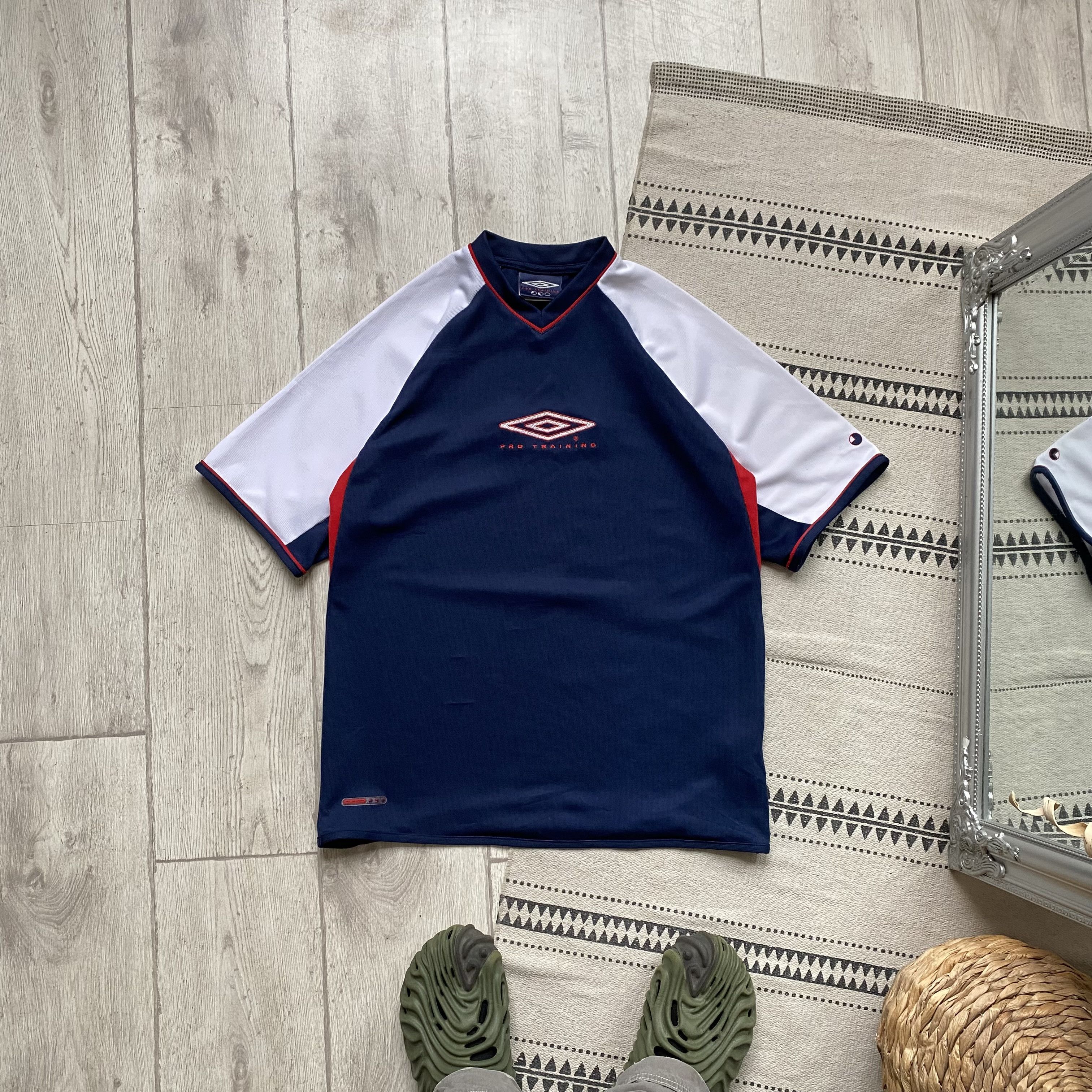 Vintage 90s Umbro Tee Jersey Center Logo Tn Shox Style Hoodie, Sweatshirt | PodTeesHub.com