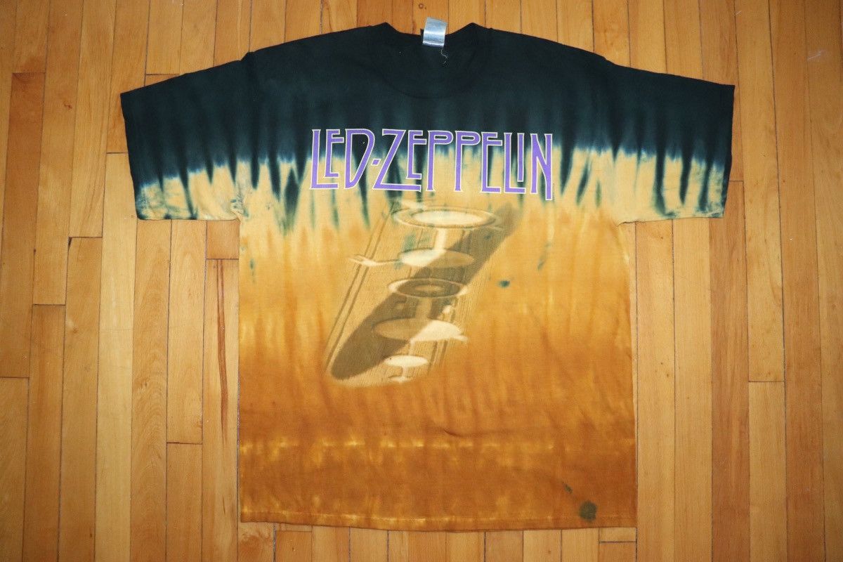 Led Zeppelin X Liquid Blue Vintage Led Zeppelin Liquid Blue Tie Dye T Shirt Hoodie, Sweatshirt | PodTeesHub.com