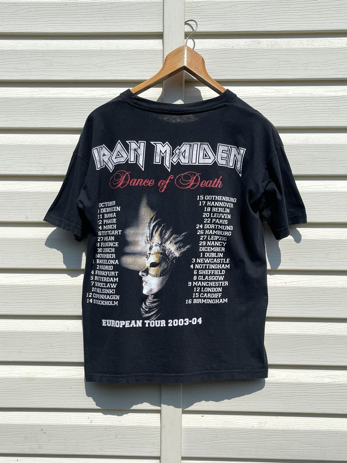 Band Tees Iron Maiden Dance Of Death Vintage Y2k Boxy Tour Tee Hoodie, Sweatshirt | PodTeesHub.com