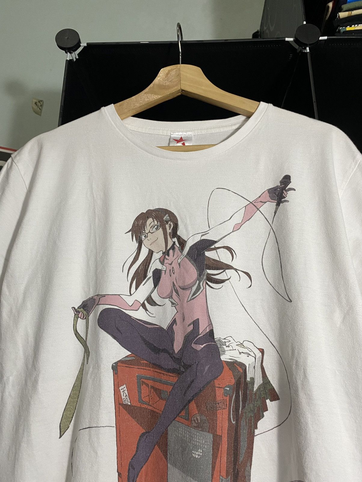 Japanese Brand Evangelion Rockin Mari Shirt Anime Cyberpunk T-Shirts, Hoodie, Sweatshirt