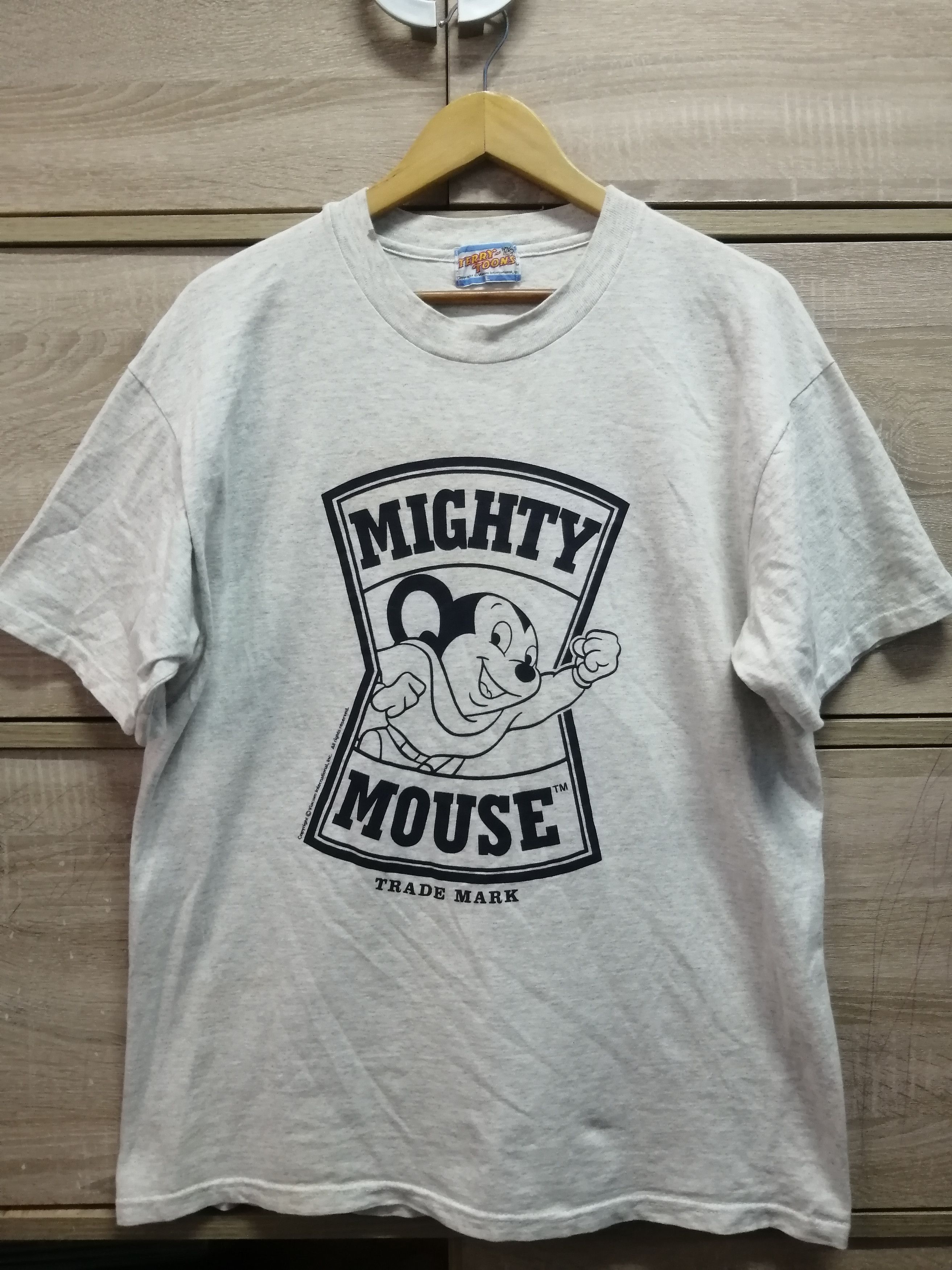 90s Vintage Mighty Mouse Very Rare T-Shirts, Hoodie, Sweatshirt | PodTeesHub.com