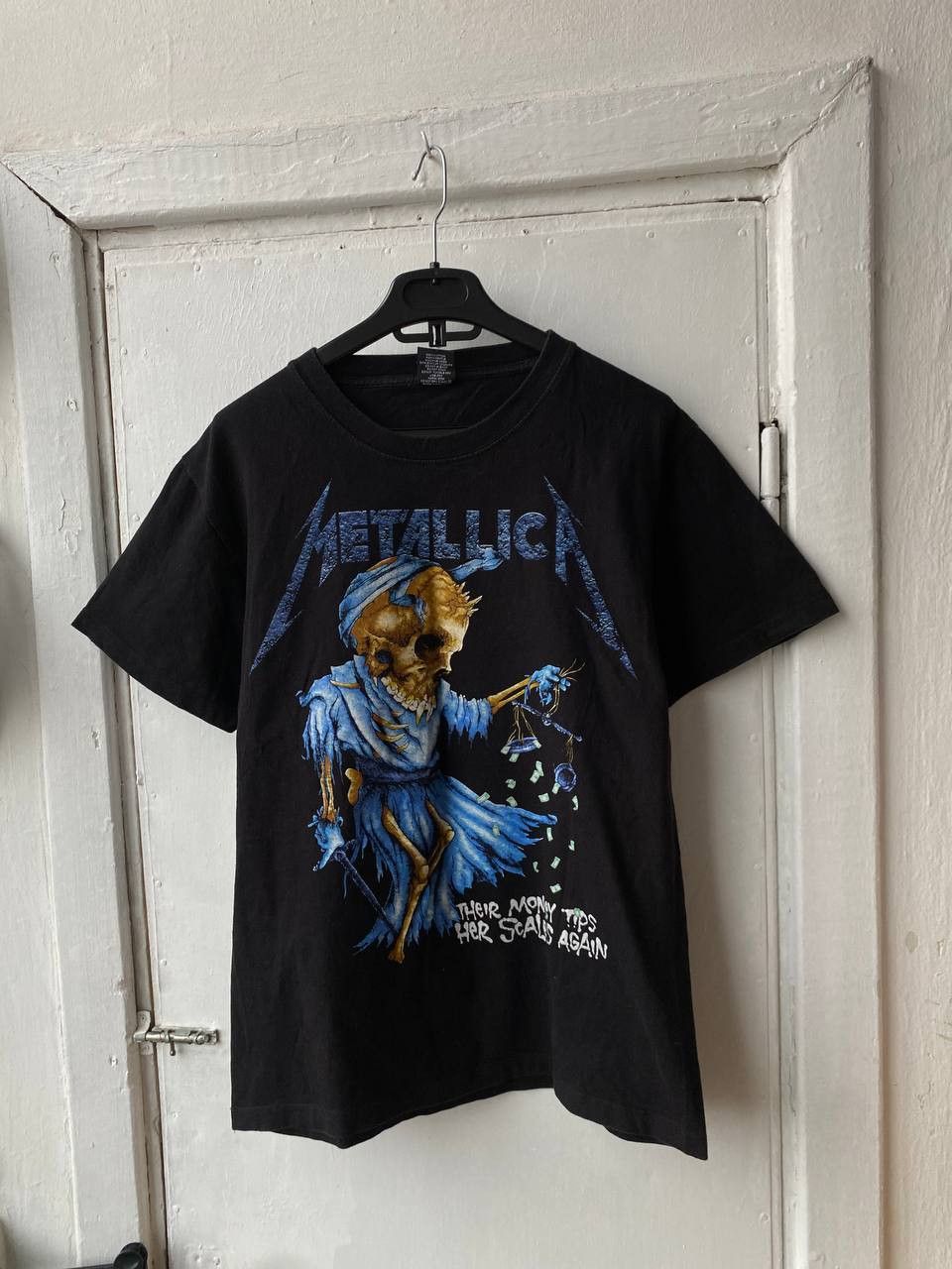 Metallica Their Money Tips Her Scales Again T Shirt Hoodie, Sweatshirt | PodTeesHub.com