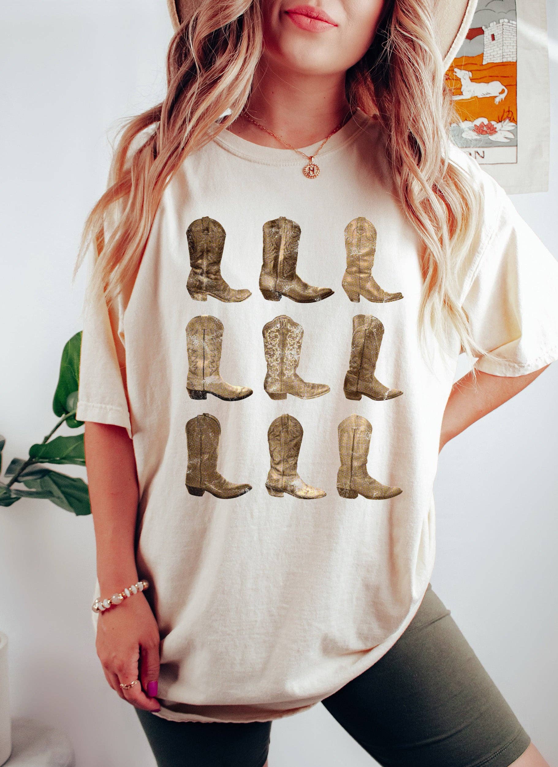 Country Boots Western T-Shirt Hoodie, Sweatshirt | PodTeesHub.com