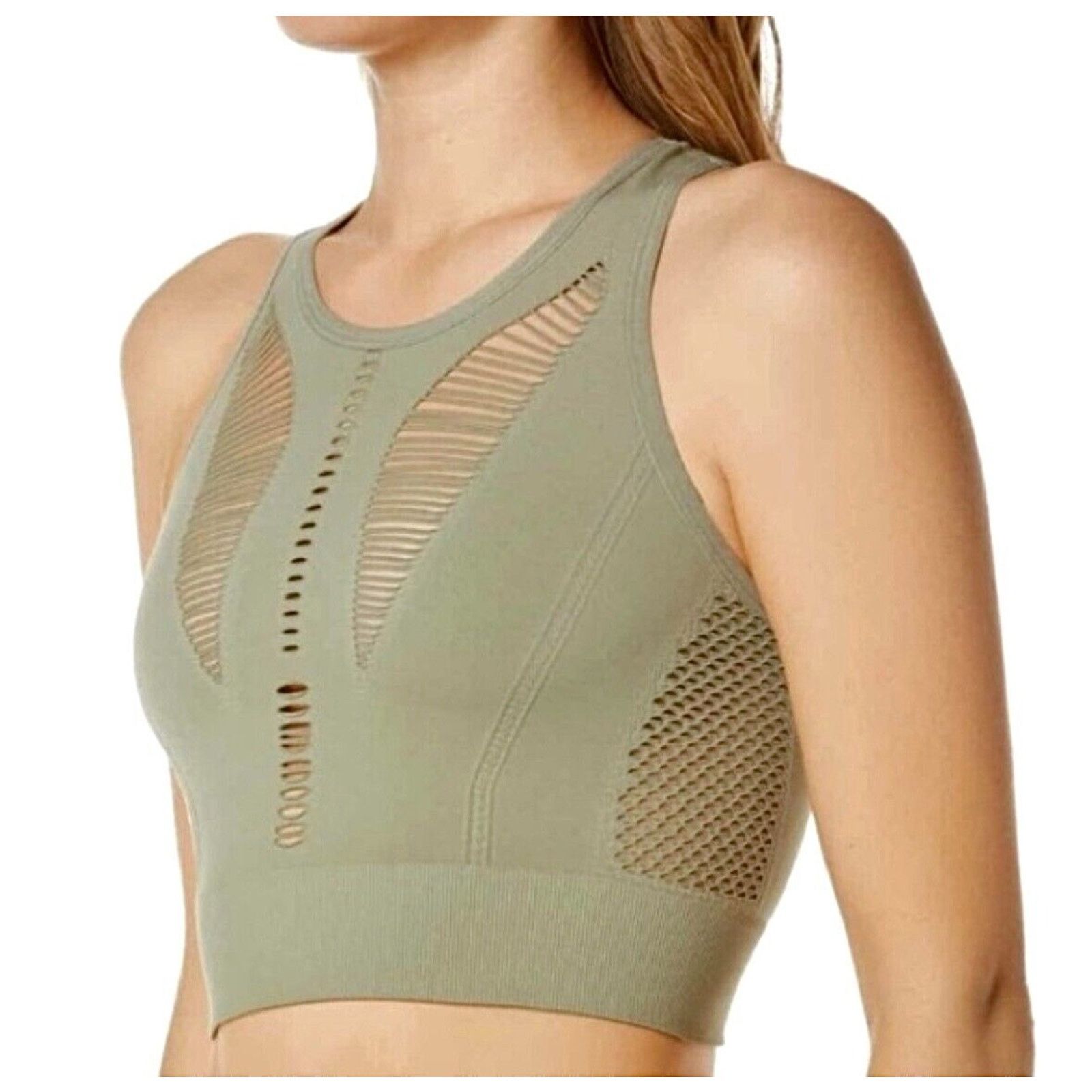 Other Zella Body Natura Sports Bra Front Back Cutaway Green L T-Shirts, Hoodie, Sweatshirt | PodTeesHub.com