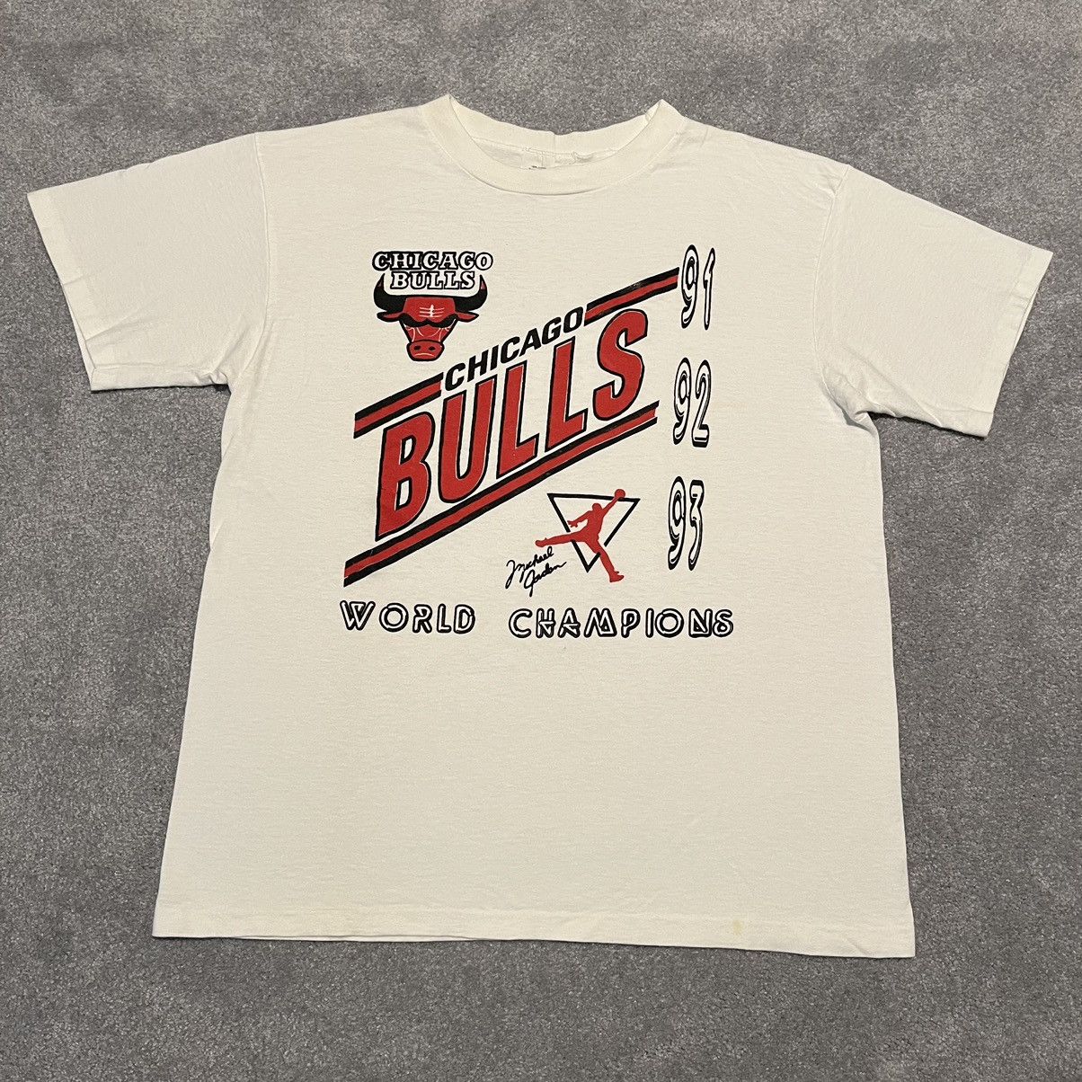 Vintage 1990s Nba Chicago Bulls World Champions Graphic Tee Hoodie, Sweatshirt | PodTeesHub.com