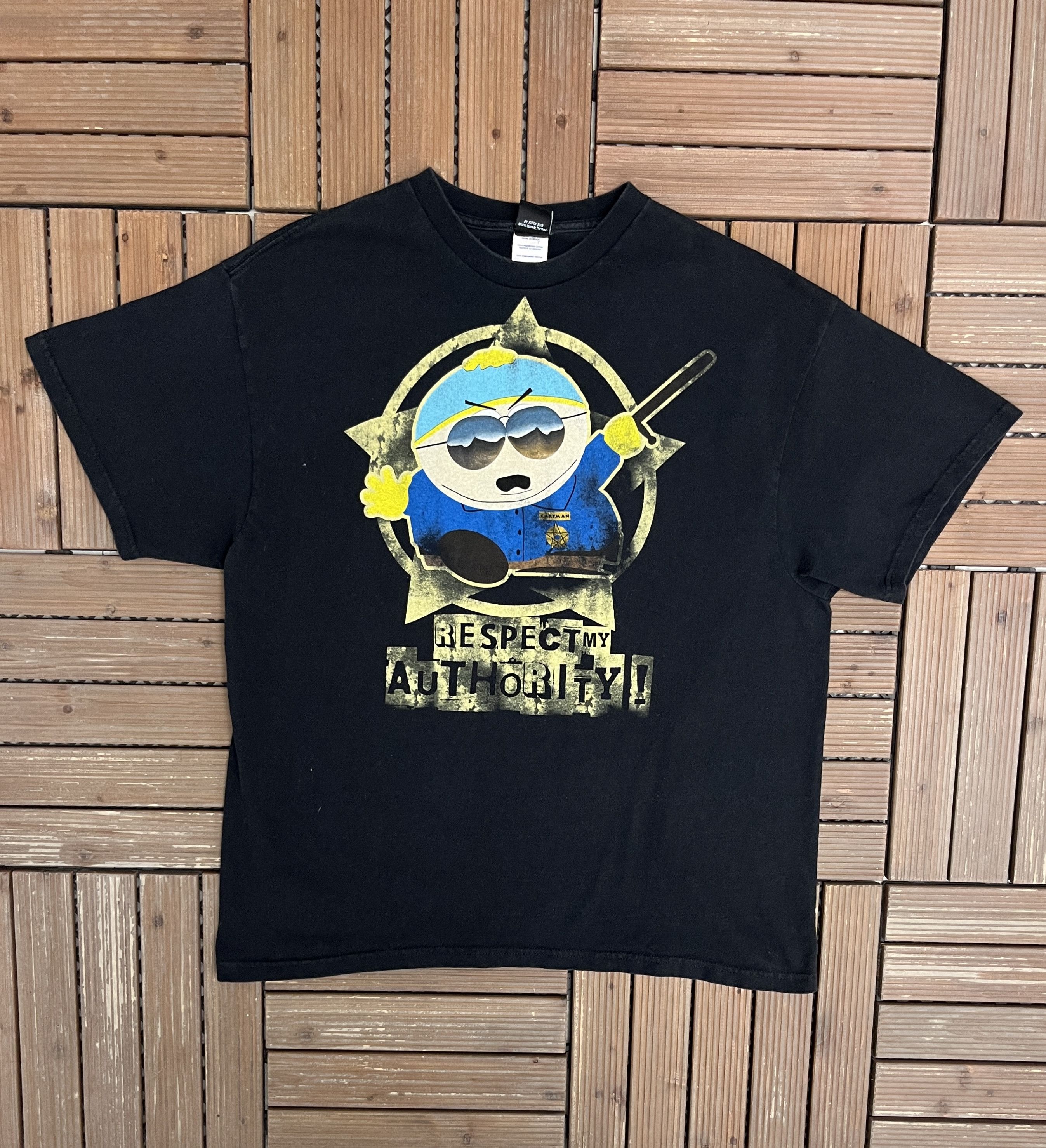 Vintage South Park Cartman Respect My Authority Vintage T Shirt Tee Hoodie, Sweatshirt | PodTeesHub.com