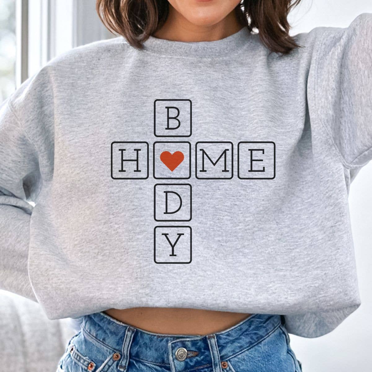 Home Body Introvert Heart Cozy Sweatshirt T-Shirts, Hoodie | PodTeesHub.com