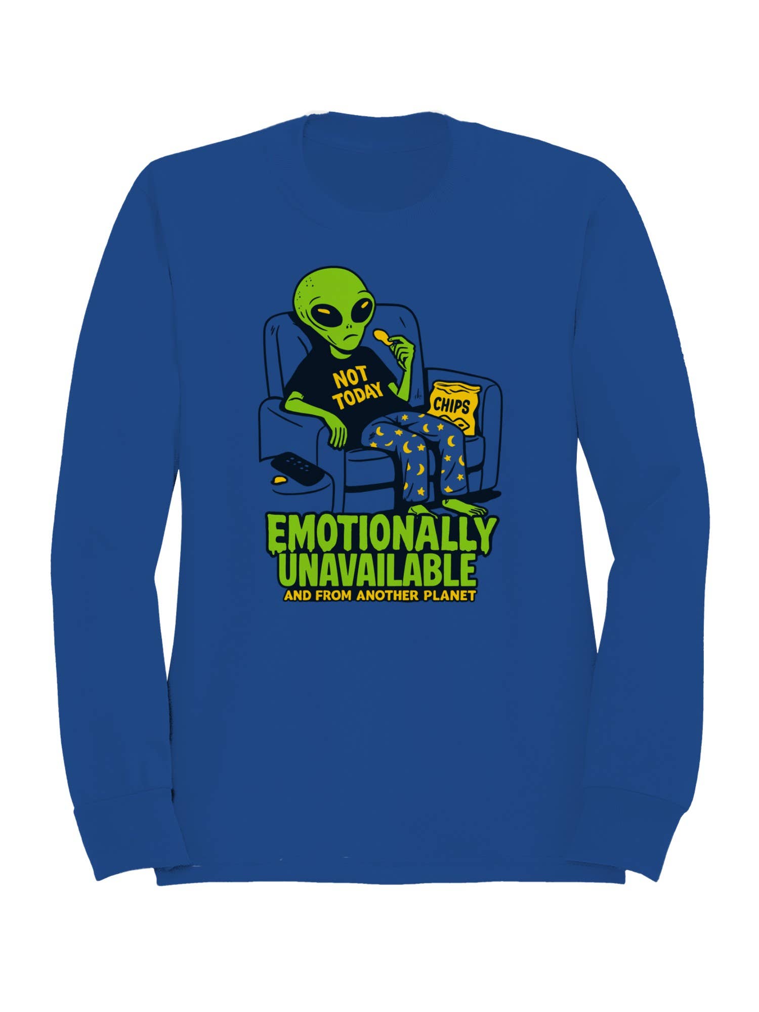 Emotionally Unavailable Alien Vibes Women's Sweatshirt T-Shirts, Hoodie | PodTeesHub.com