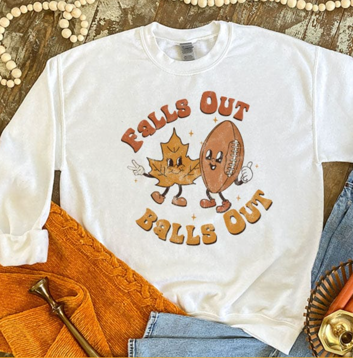 Falls Out, Balls Out Sweatshirt T-Shirts, Hoodie | PodTeesHub.com