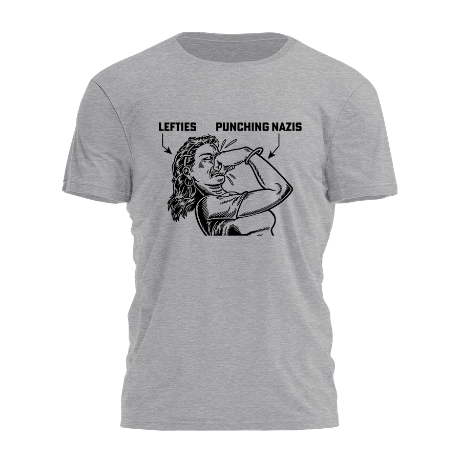 Lefties Punching Tee - 3792 Hoodie, Sweatshirt | PodTeesHub.com