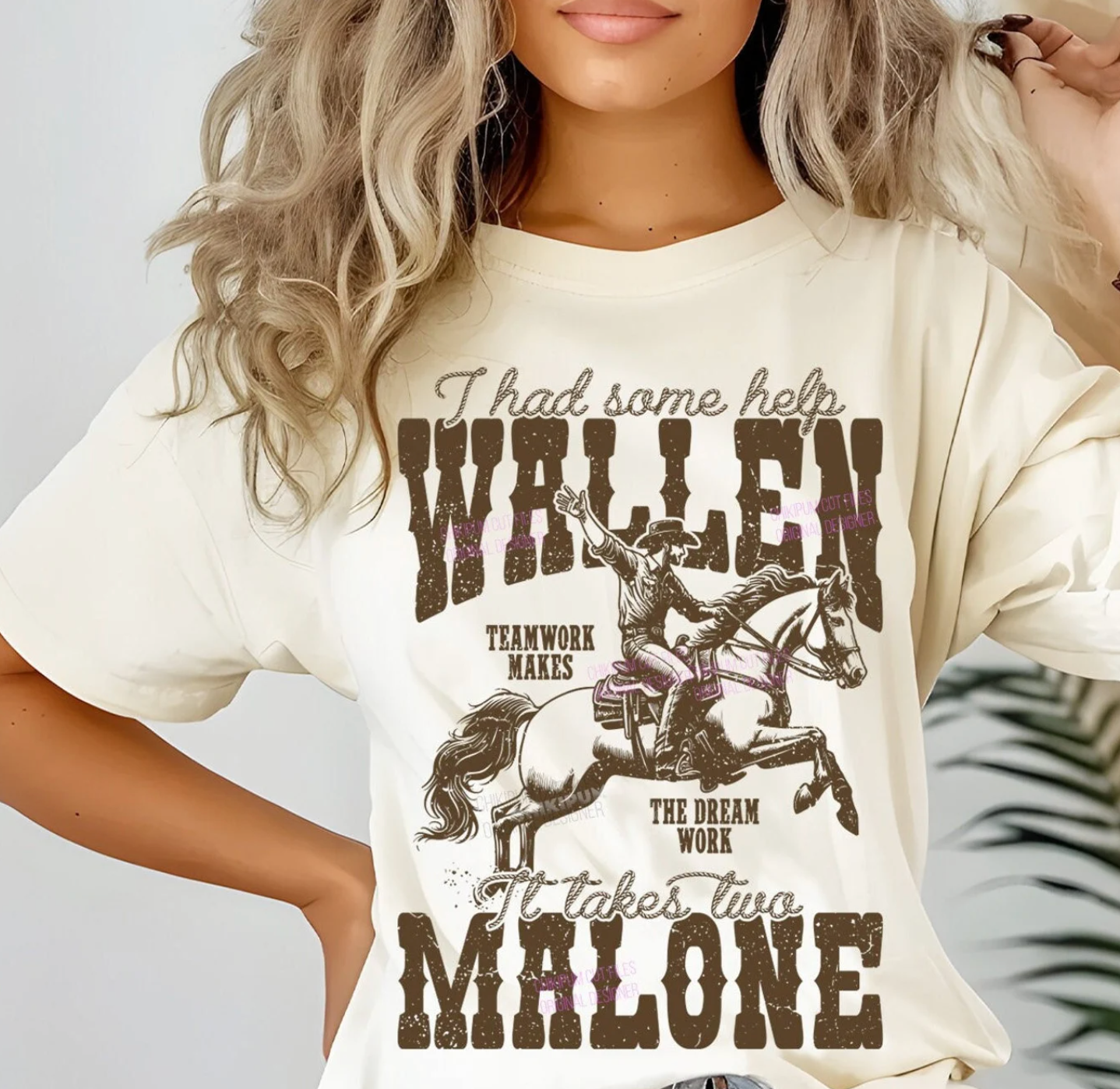 Wallen Malone I Had Some Help Tee Hoodie, Sweatshirt | PodTeesHub.com