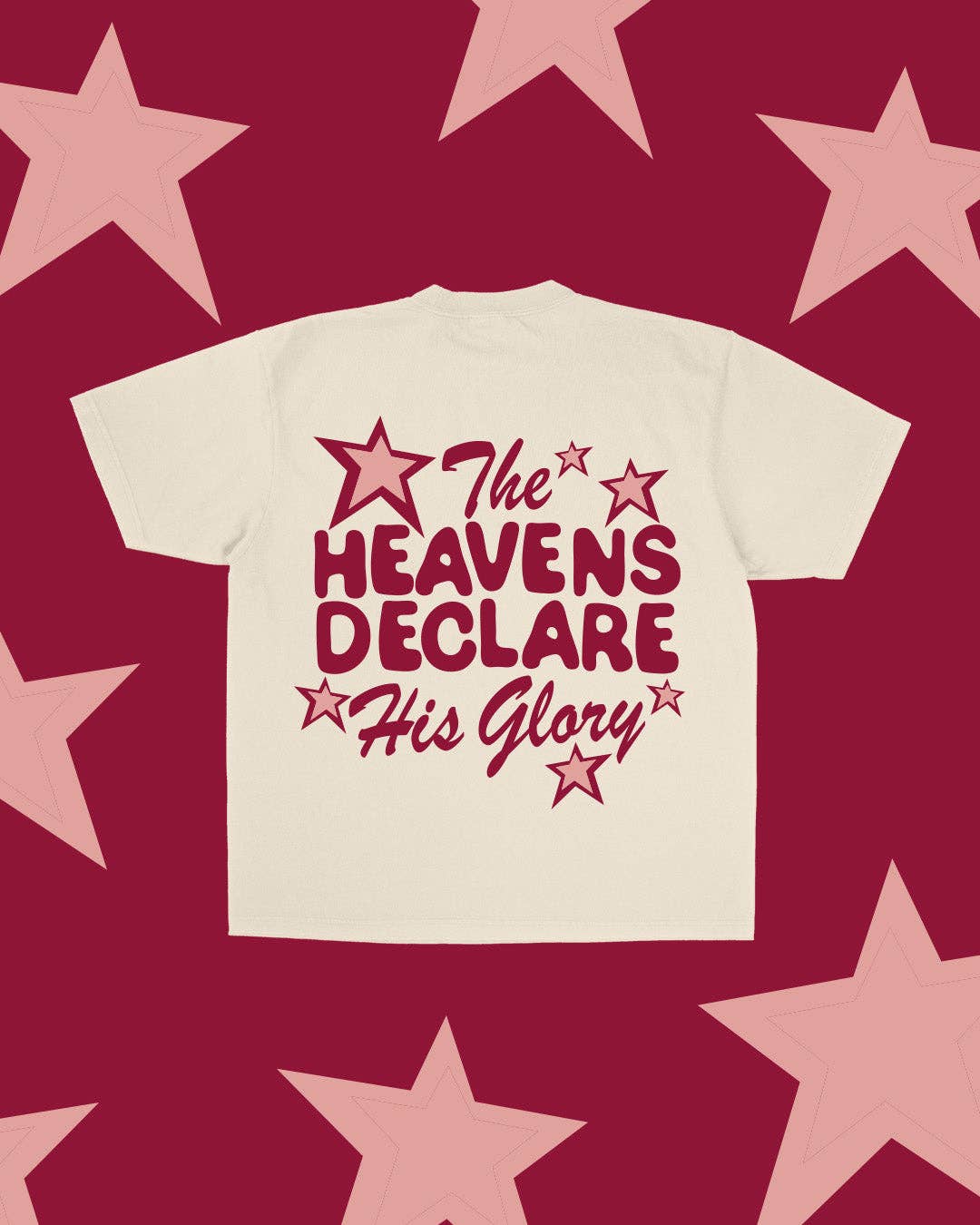"Heavens Declare His Glory" Tee || Desert Dune Hoodie, Sweatshirt | PodTeesHub.com