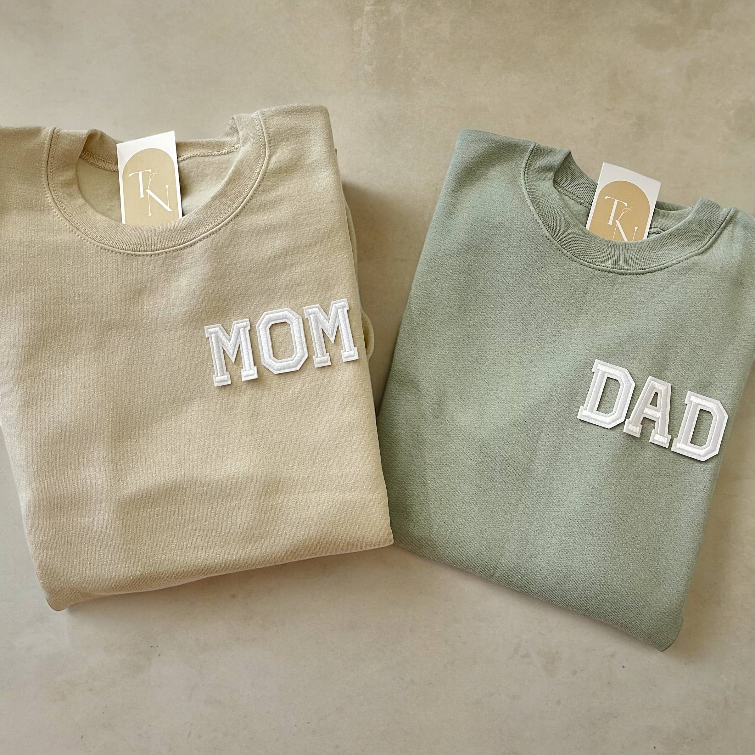 Mom Sweatshirt | Dad Sweatshirt | Mom and Dad Sweatshirt T-Shirts, Hoodie | PodTeesHub.com