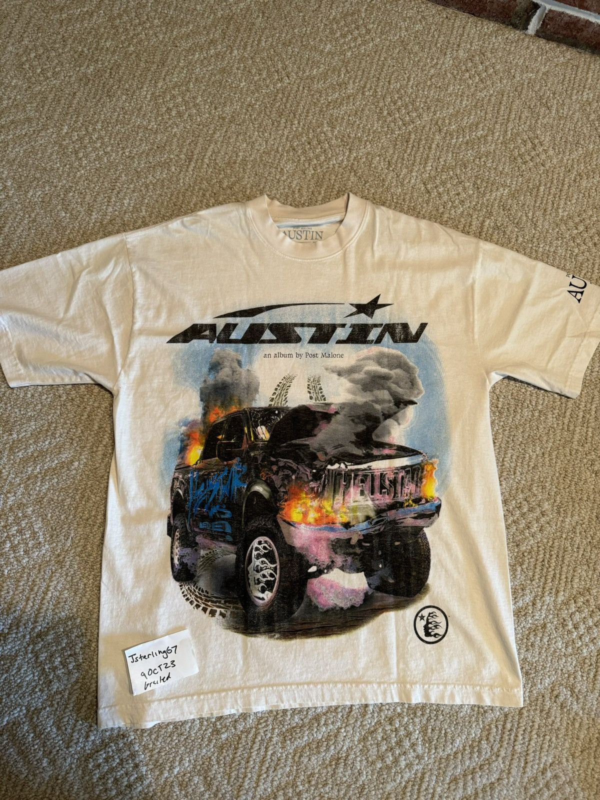 Rap Tees Post Malone X Hell Star Austin Album Tee Hoodie, Sweatshirt | PodTeesHub.com