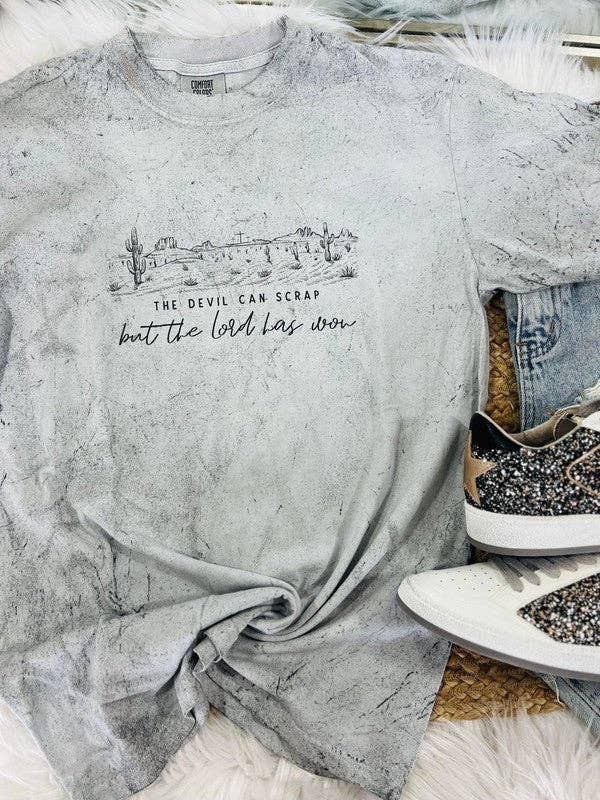 The Devil Can Scrap But the Lord Has Won Tee Hoodie, Sweatshirt | PodTeesHub.com