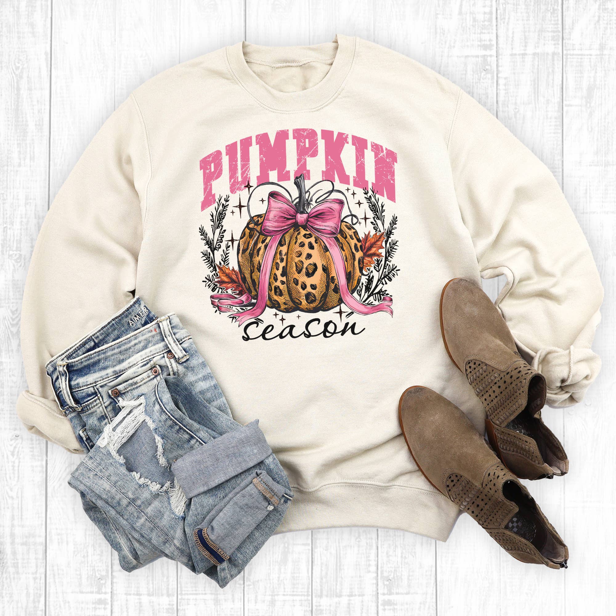 Fall Leopard Pumpkin Season Sweatshirt T-Shirts, Hoodie | PodTeesHub.com