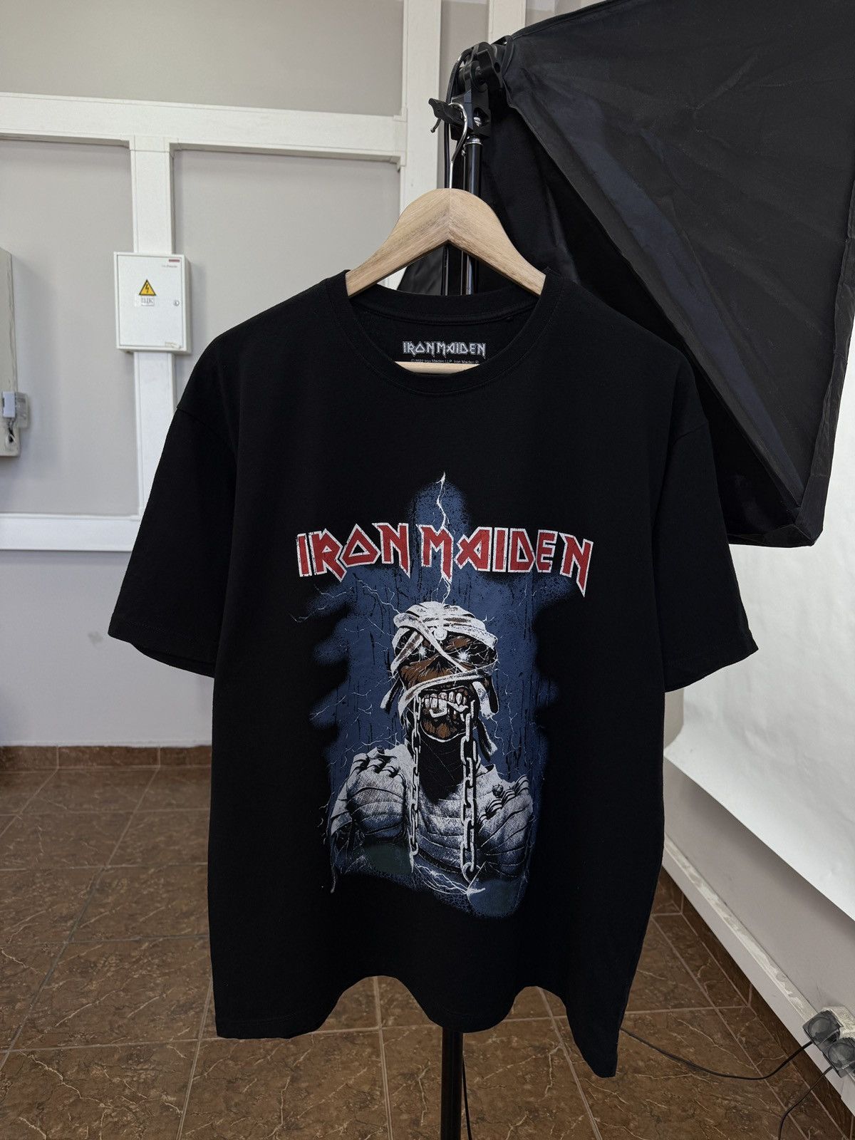 Maiden Iron Maiden World Slavery Tour 1984 85 Reprint 2022 Tee Hoodie, Sweatshirt | PodTeesHub.com