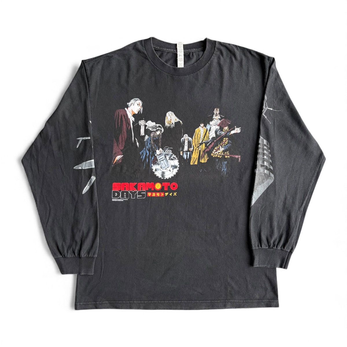 Anime Shirt Sakamoto Days Longsleeve Hoodie, Sweatshirt | PodTeesHub.com
