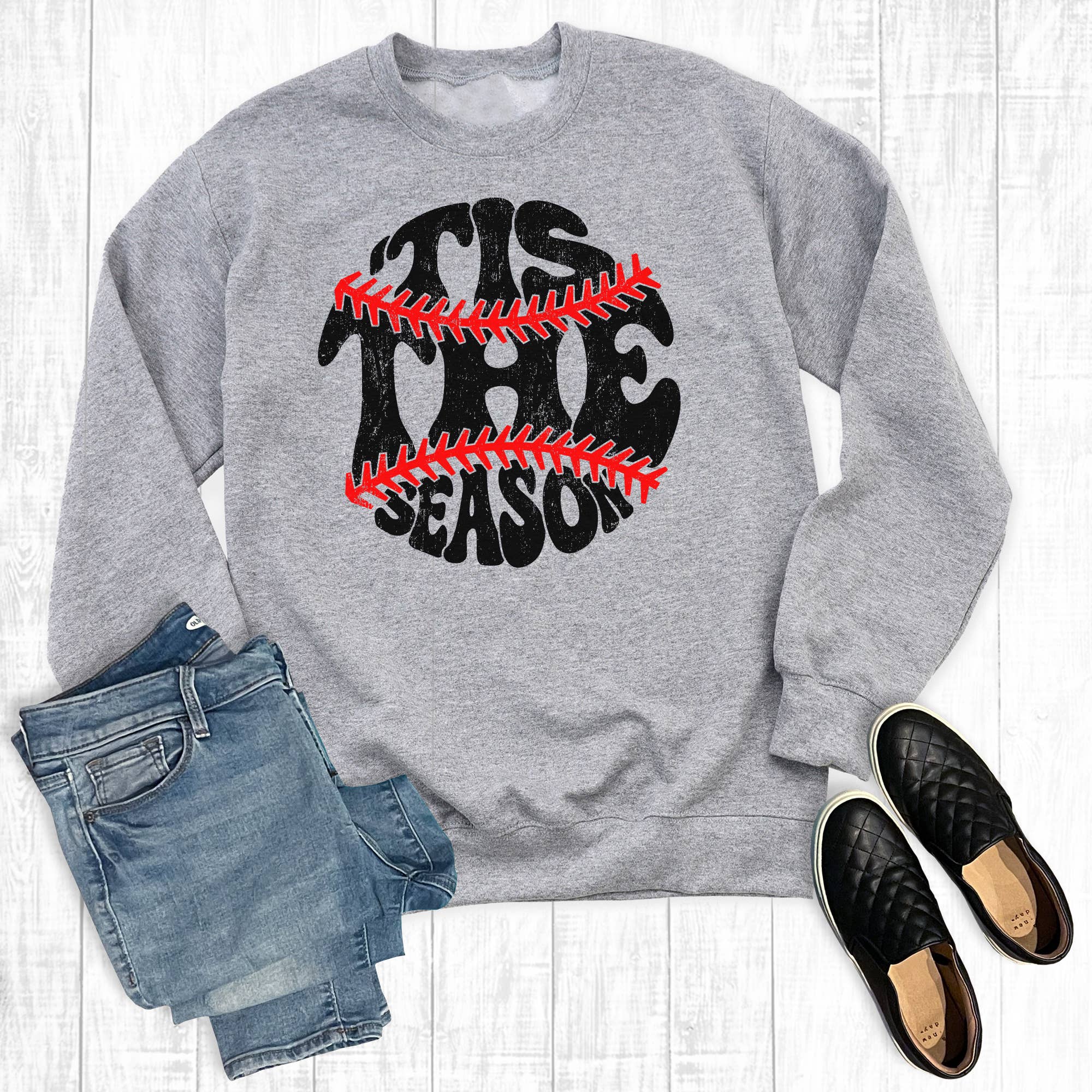 Baseball Tis the Season Sweatshirt T-Shirts, Hoodie | PodTeesHub.com