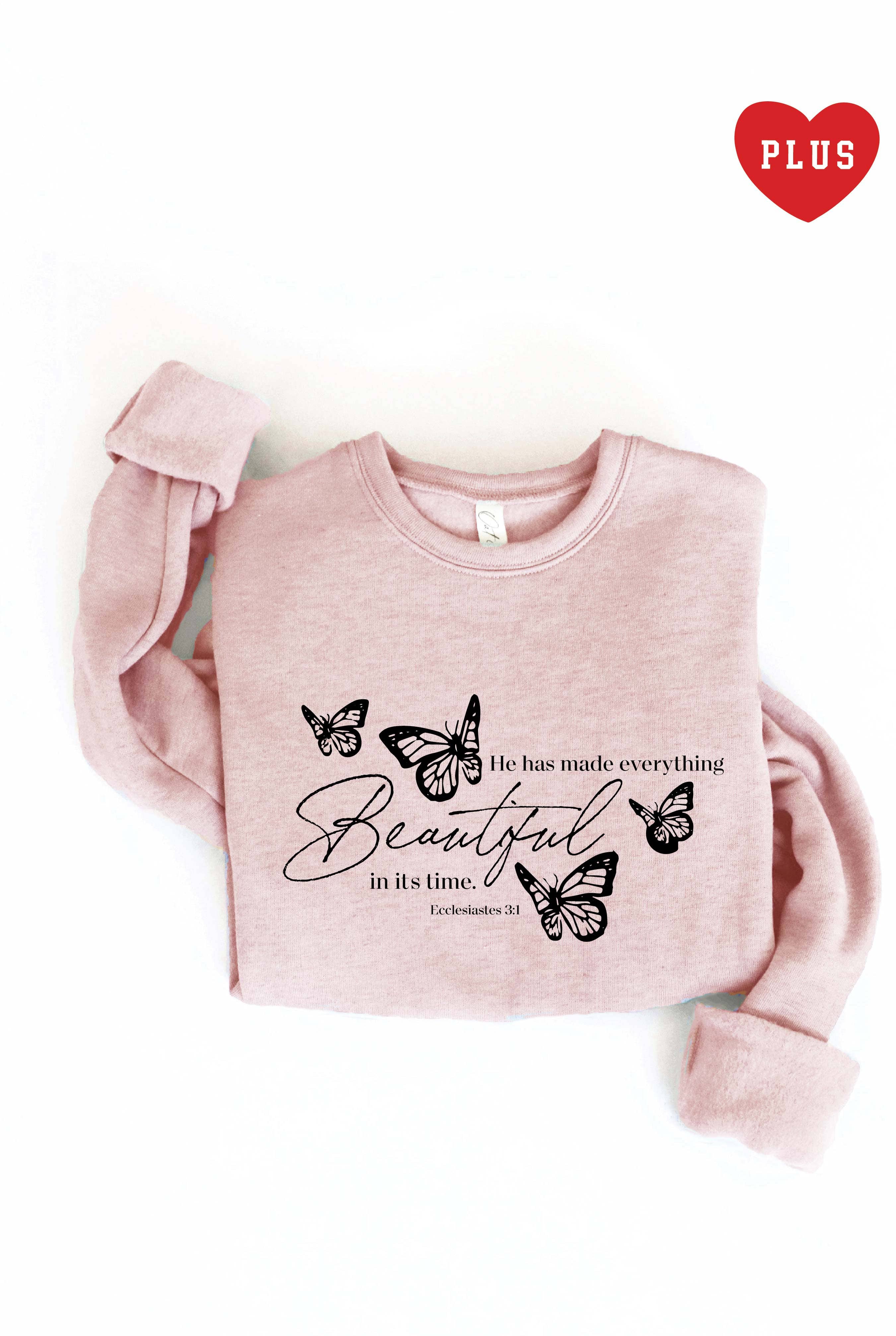 He Has Made Everything Plus Graphic Sweatshirt T-Shirts, Hoodie | PodTeesHub.com