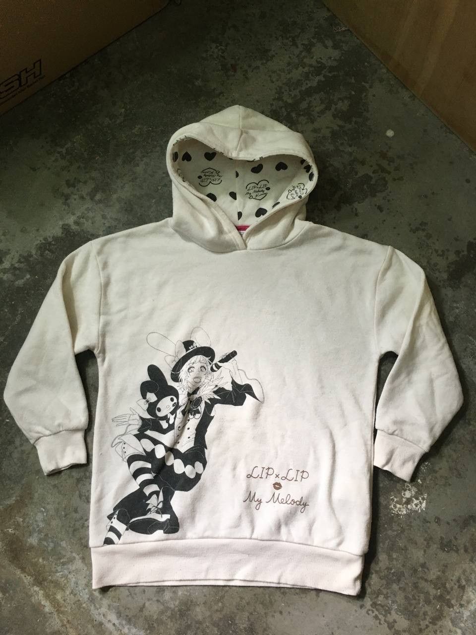 Japanese Brand Vintage Anime Kuromi Lip X Lip My Melody Hoodie T-Shirts, Sweatshirt | PodTeesHub.com