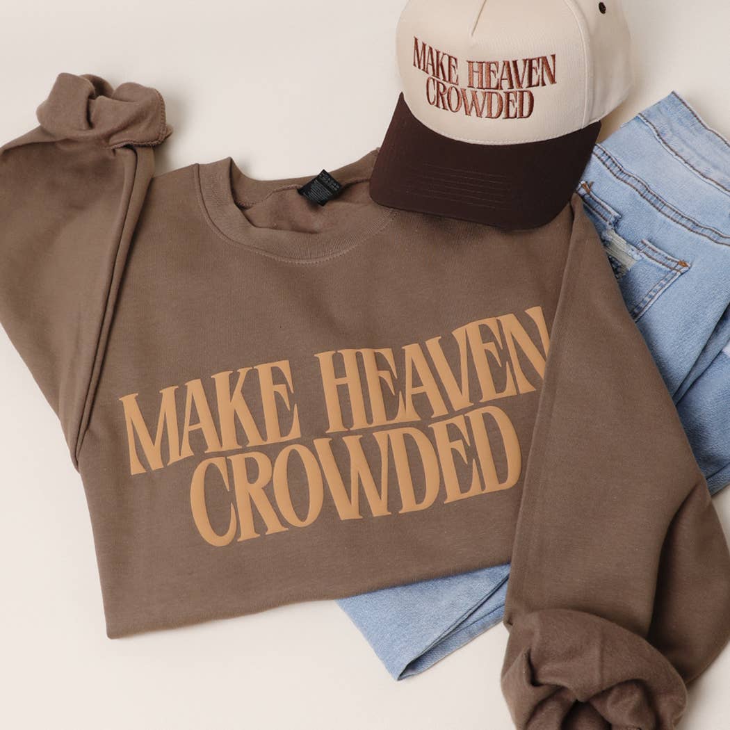 Make Heaven Crowded Puff Midweight Sweatshirt T-Shirts, Hoodie | PodTeesHub.com
