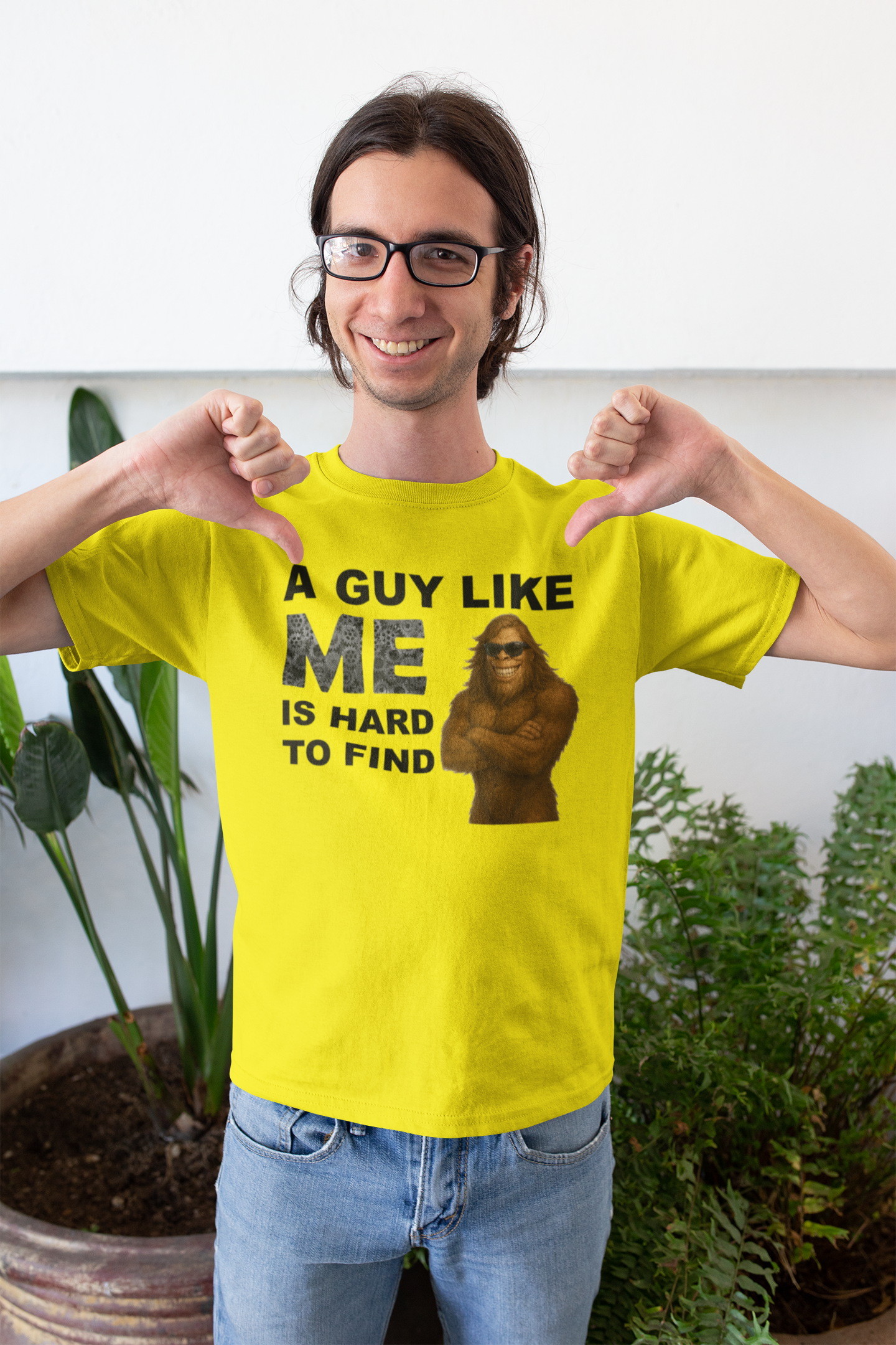 A Guy Like Me Is Hard To Find  T-Shirt (Gildan Yellow) Hoodie, Sweatshirt | PodTeesHub.com