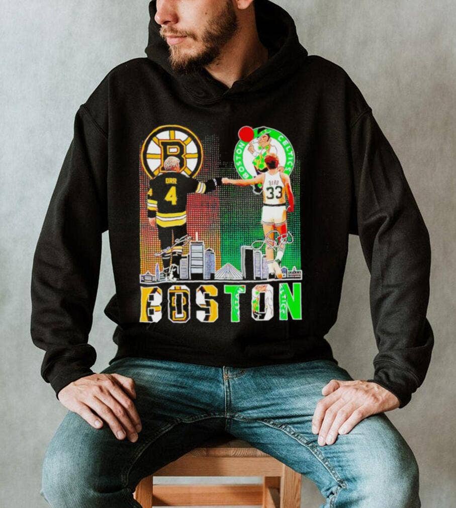Boston Sports Legends Tribute Hoodie Featuring Bobby Orr T-Shirts, Sweatshirt | PodTeesHub.com