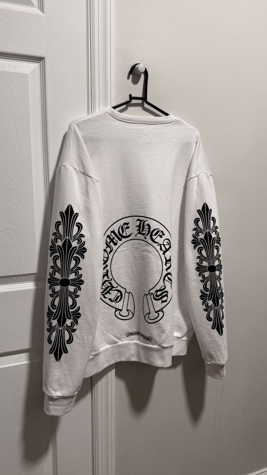 Hearts Chrome Hearts Floral Horseshoe Crewneck T-Shirts, Hoodie, Sweatshirt | PodTeesHub.com