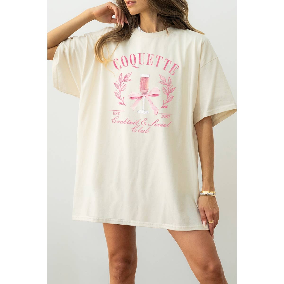 Cuquette  Vintage Graphic Oversized Tee Hoodie, Sweatshirt | PodTeesHub.com