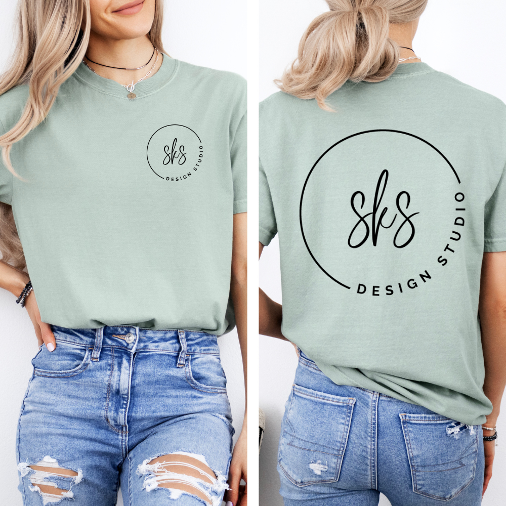 Custom Logo | Unisex T-Shirt [Comfort Colors] Hoodie, Sweatshirt | PodTeesHub.com
