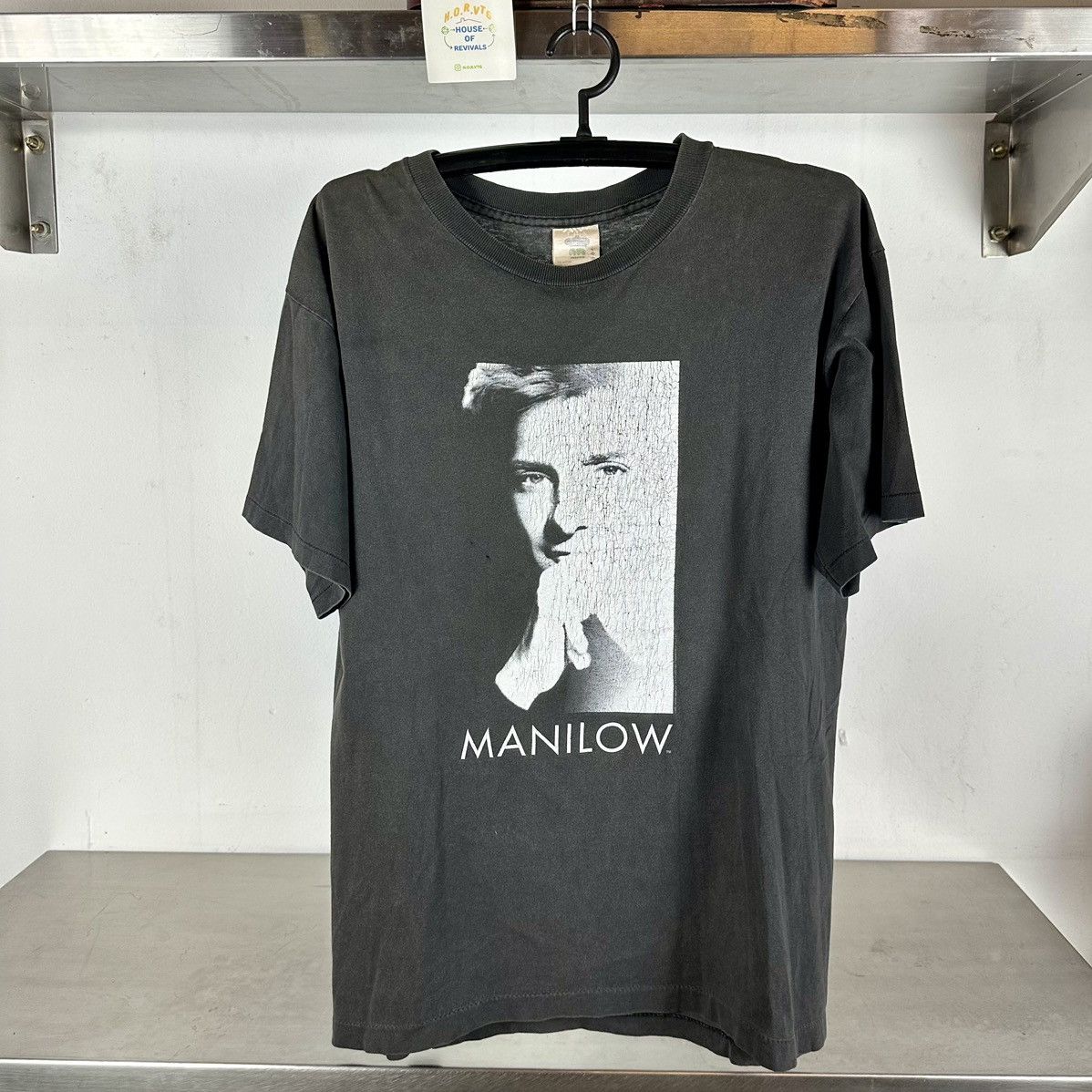 Vintage 1997 Manilow Singer Winterland Large Faded T Shirt Hoodie, Sweatshirt | PodTeesHub.com