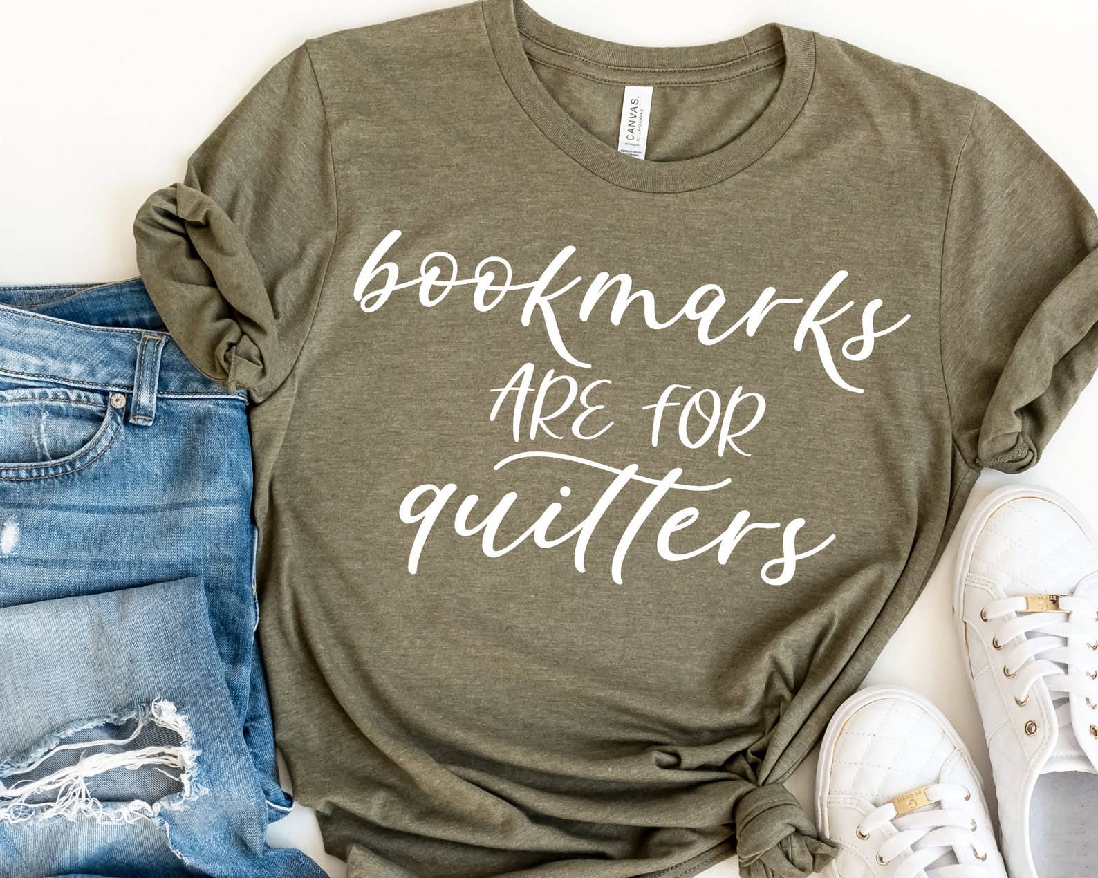 Bookmarks Are For Quitters T-Shirt Hoodie, Sweatshirt | PodTeesHub.com