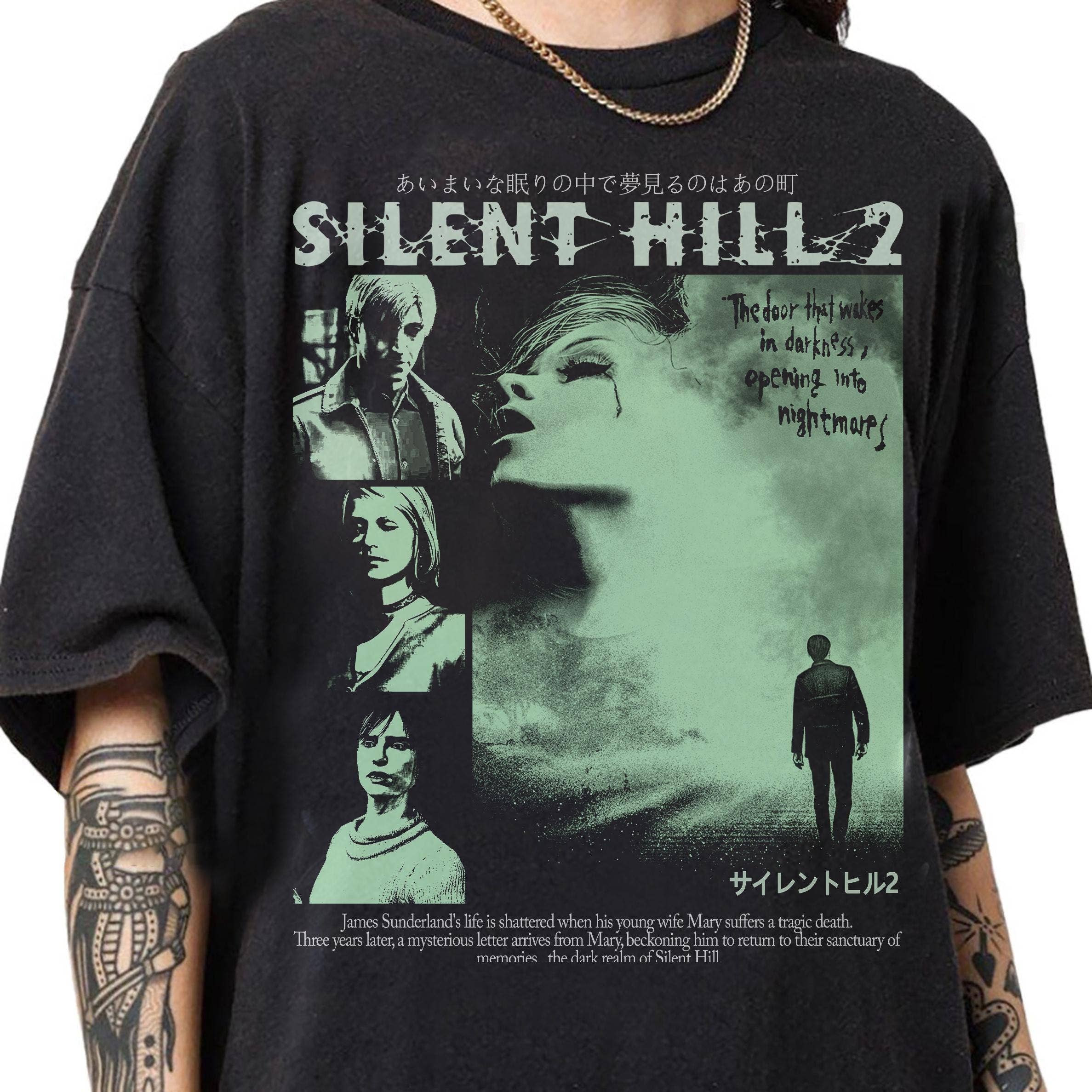 Vintage 90S Bootleg Style Silent Hill Ii T-Shirt Hoodie, Sweatshirt | PodTeesHub.com