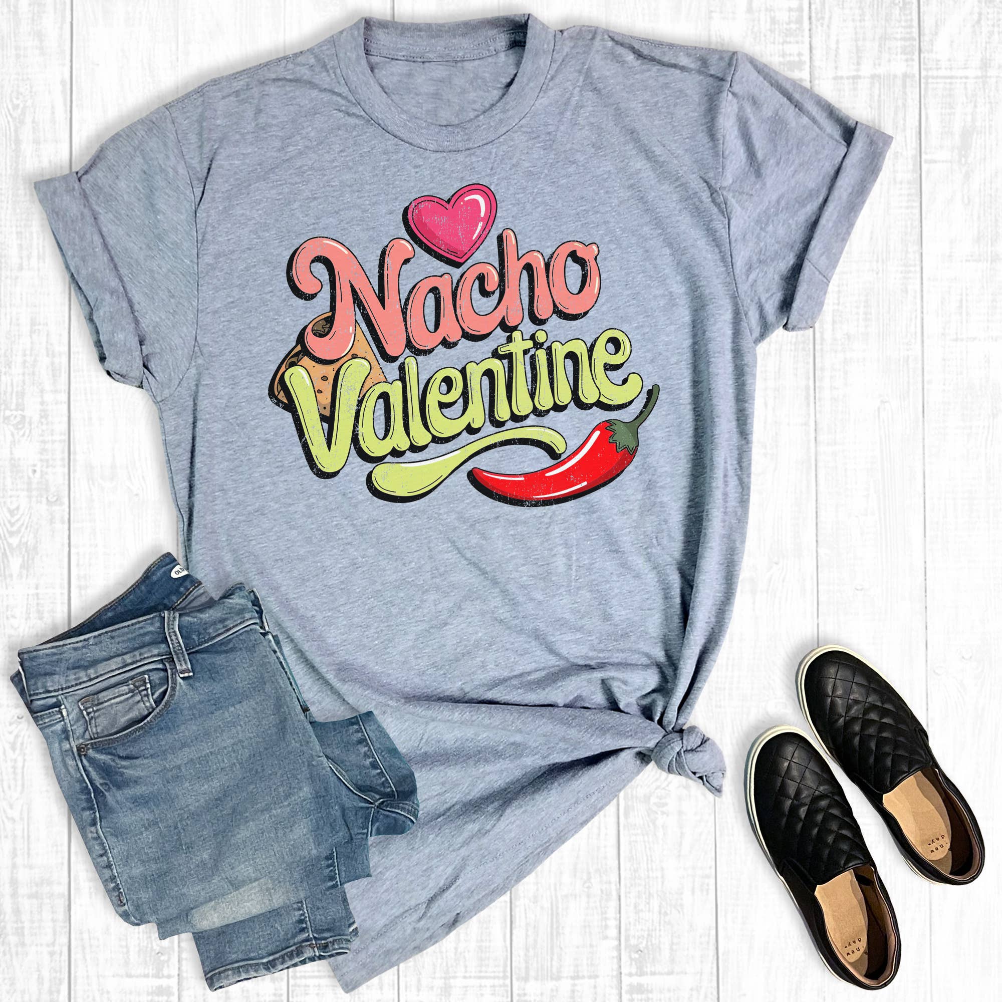 Nacho Valintine Graphic Tee Hoodie, Sweatshirt | PodTeesHub.com