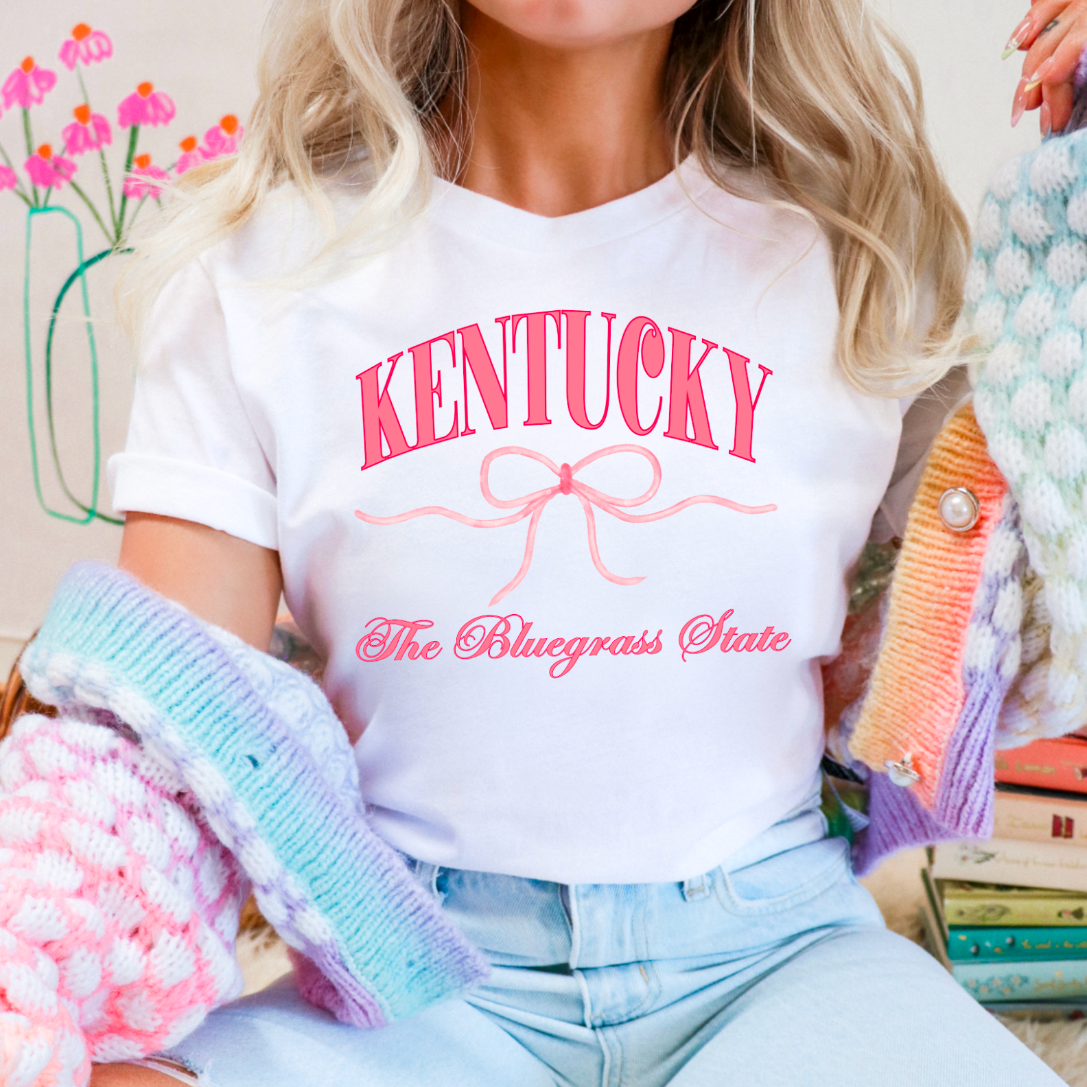 Coquette Tee | Kentucky  Tee | Ladies Graphic Tee Hoodie, Sweatshirt | PodTeesHub.com