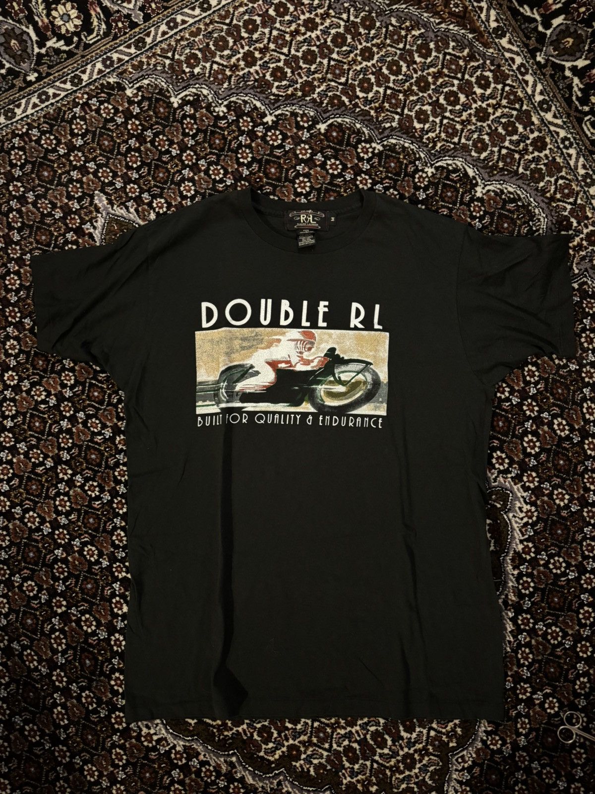 Polo Ralph Lauren Rrl Ralph Lauren Moto Graphic Tee Made In Usa Hoodie, Sweatshirt | PodTeesHub.com