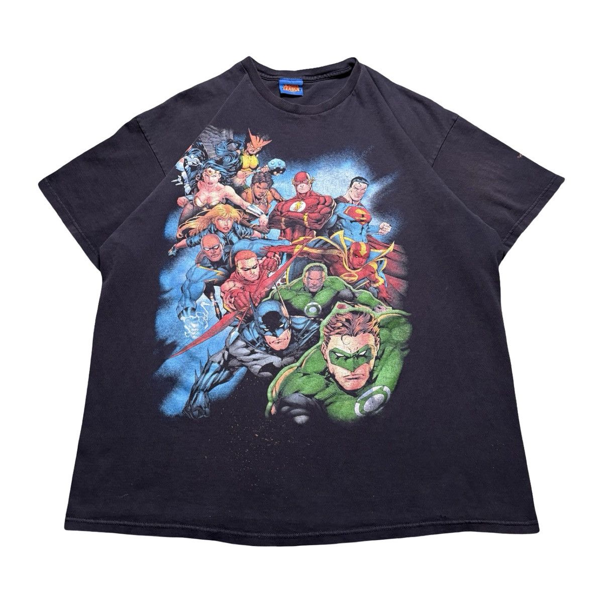 Other Justice League T Shirt Comic Super Hero Black Superman Xl Hoodie, Sweatshirt | PodTeesHub.com