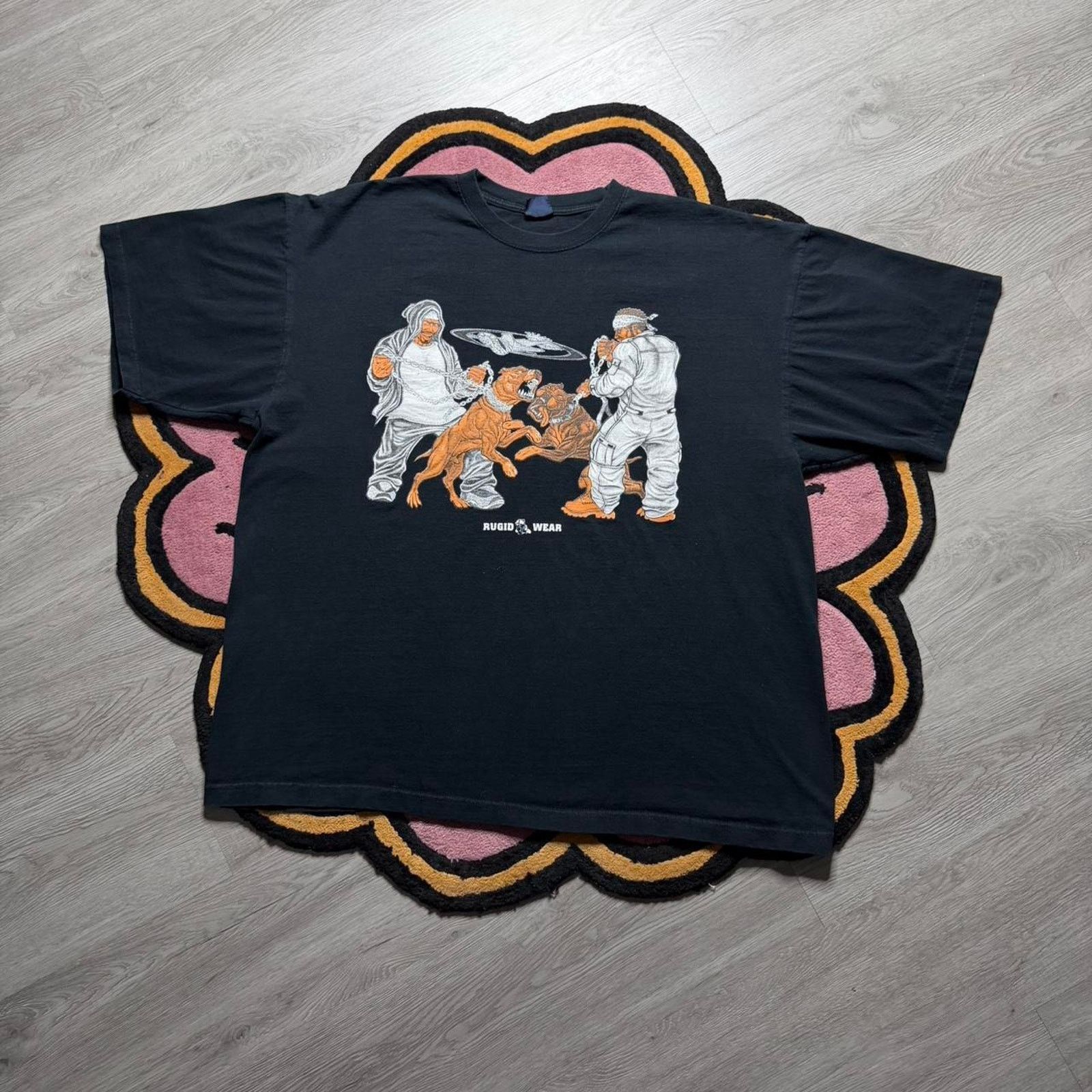 Vintage 90 S Rugid Wear Urban Streetwear Graphic T Shirt Hoodie, Sweatshirt | PodTeesHub.com