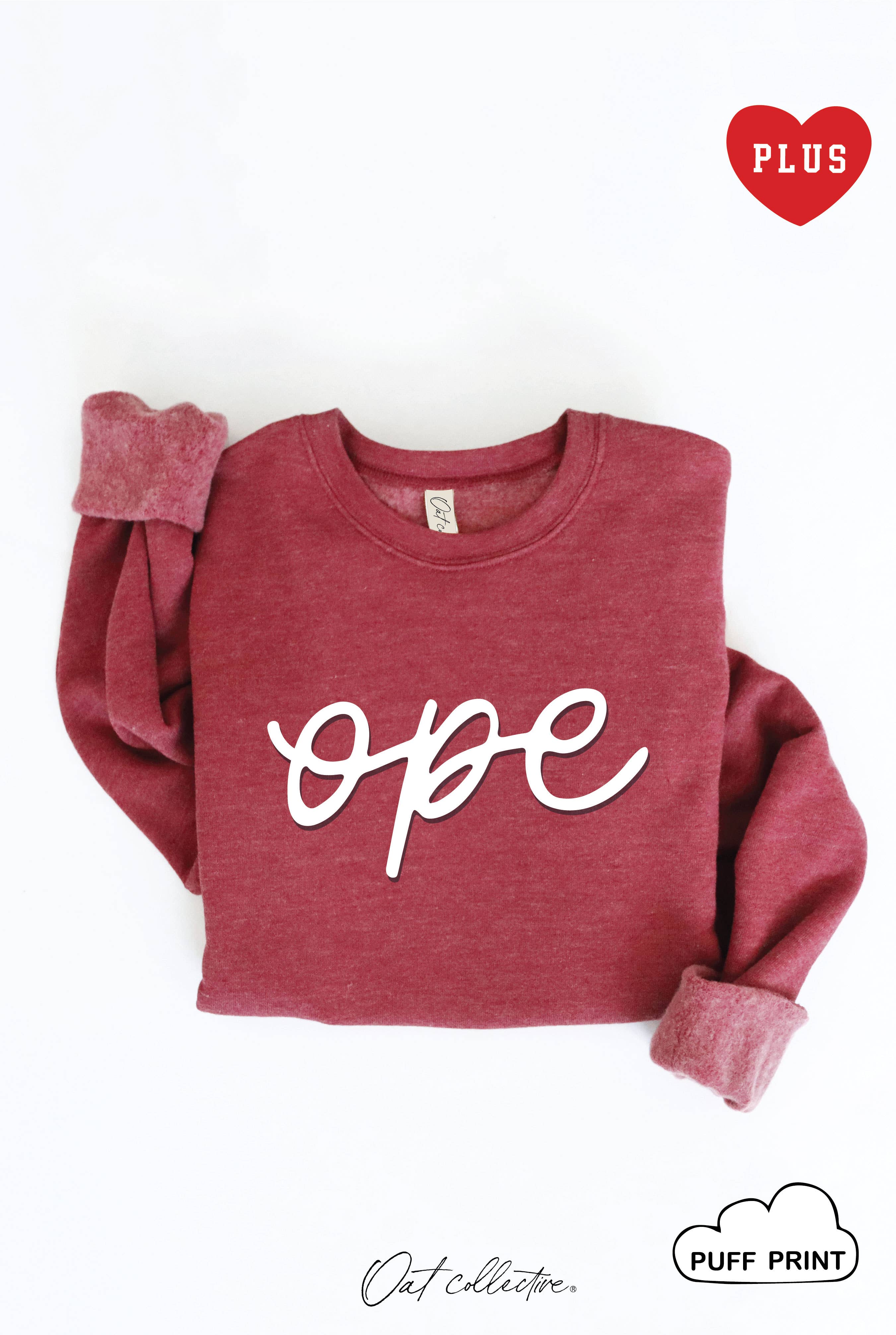 Ope Puff Plus Graphic Sweatshirt T-Shirts, Hoodie | PodTeesHub.com