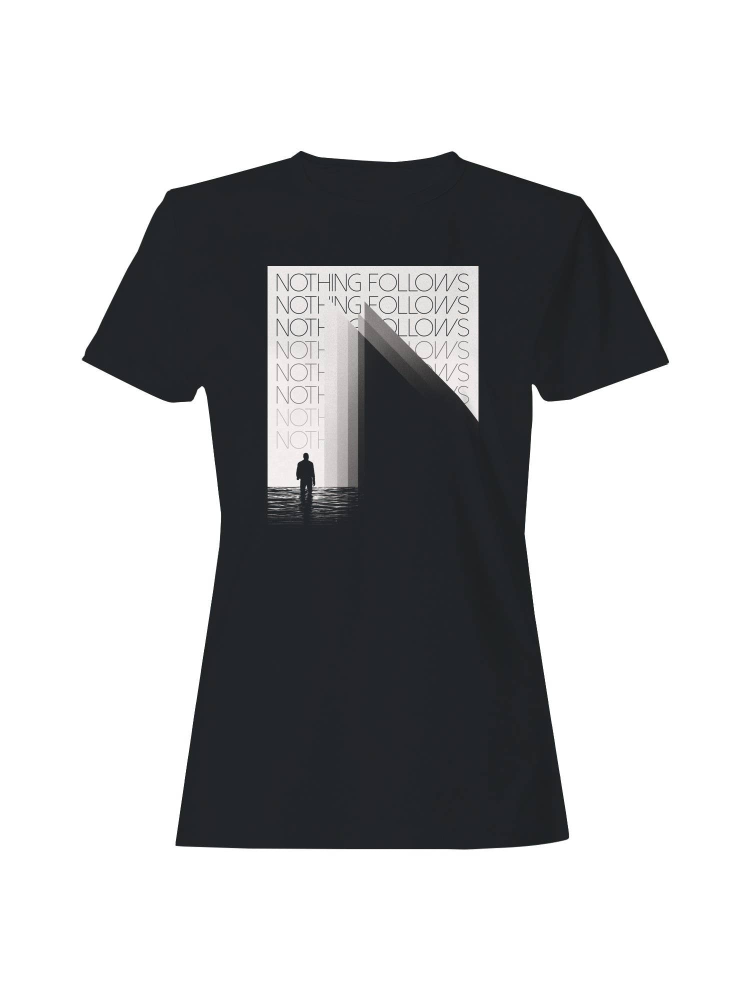 Nothing Follows Abstract Design Women's T-Shirt Hoodie, Sweatshirt | PodTeesHub.com