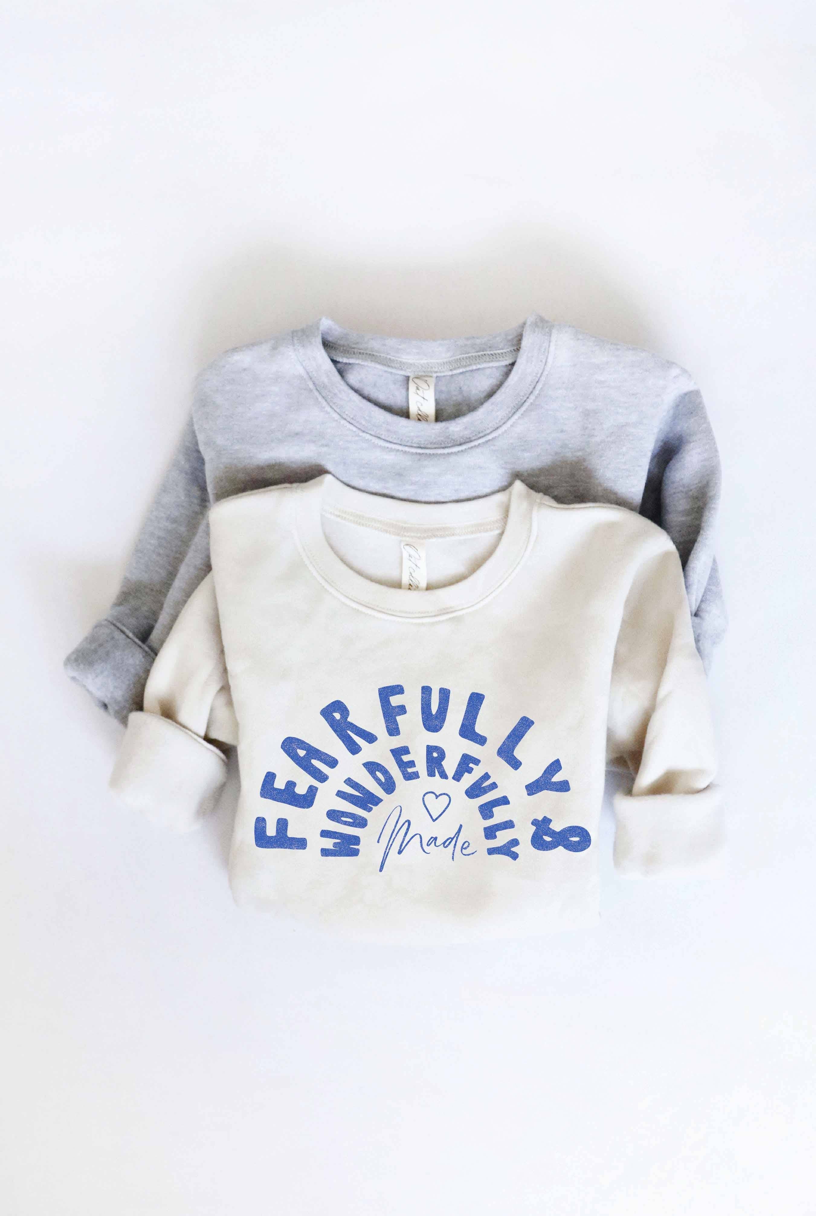 Fearfully and Wonderfully Toddler Unisex Graphic Sweatshirt T-Shirts, Hoodie | PodTeesHub.com