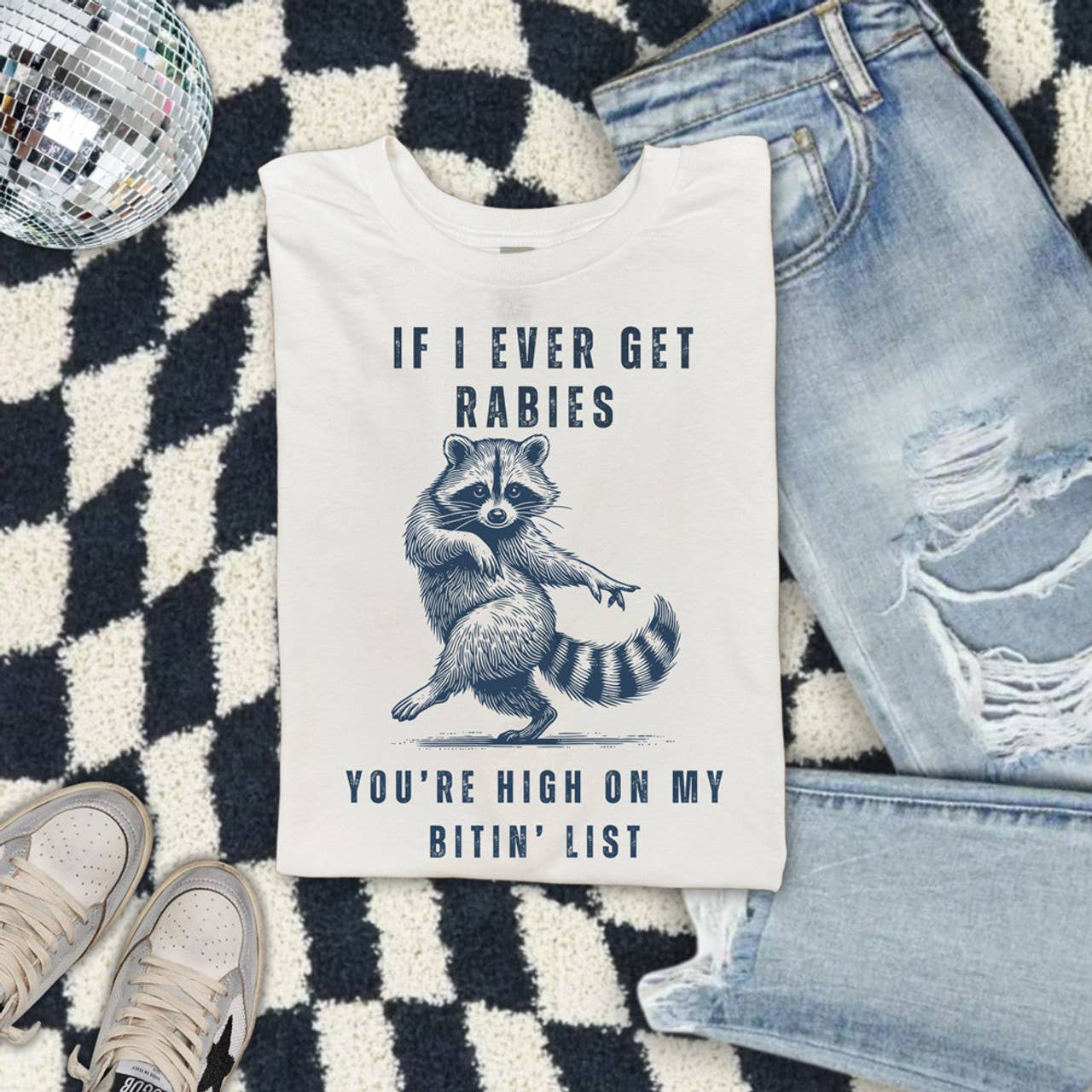 If I Ever Get Rabies Tee Hoodie, Sweatshirt | PodTeesHub.com