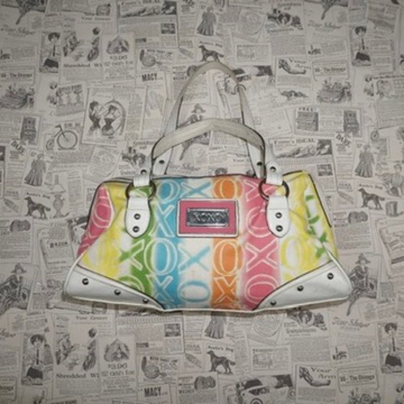 Vintage Y2k Xoxo Multicolor Abstract 00s Rainbow Femme Purse T-Shirts, Hoodie, Sweatshirt
