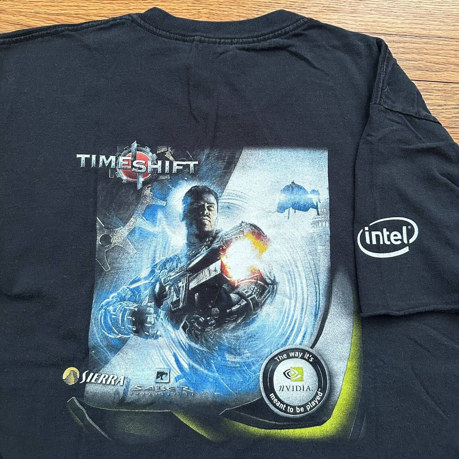 Vintage 2007 Timeshift Video Game Promo Tee T Shirt Hoodie, Sweatshirt | PodTeesHub.com