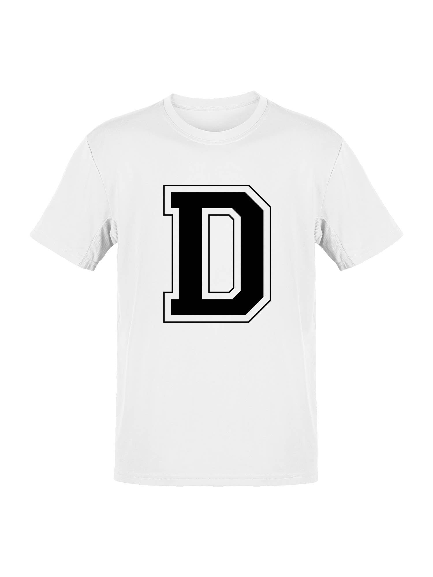 College Varsity Letter D Unisex T-Shirt Men's T-Shirt Hoodie, Sweatshirt | PodTeesHub.com