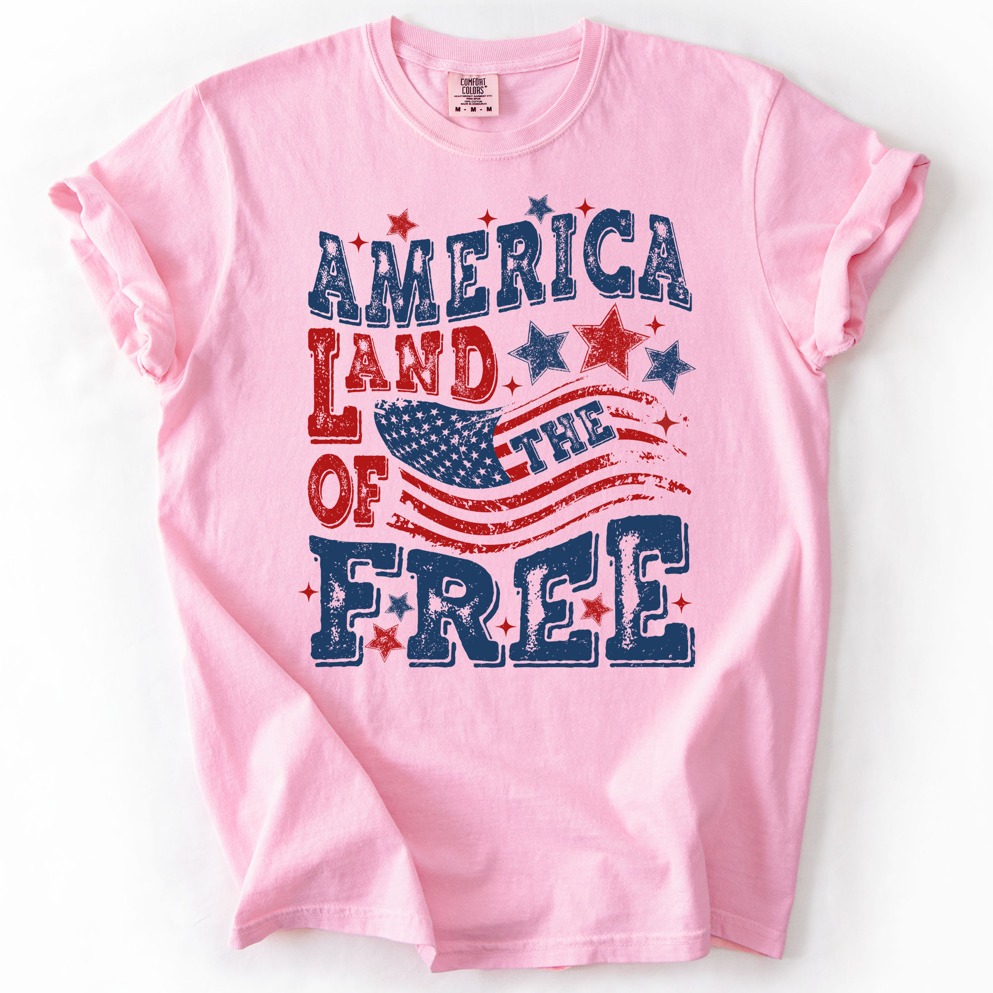 Land of the Free, Fourth of July USA, America T-Shirt Hoodie, Sweatshirt | PodTeesHub.com