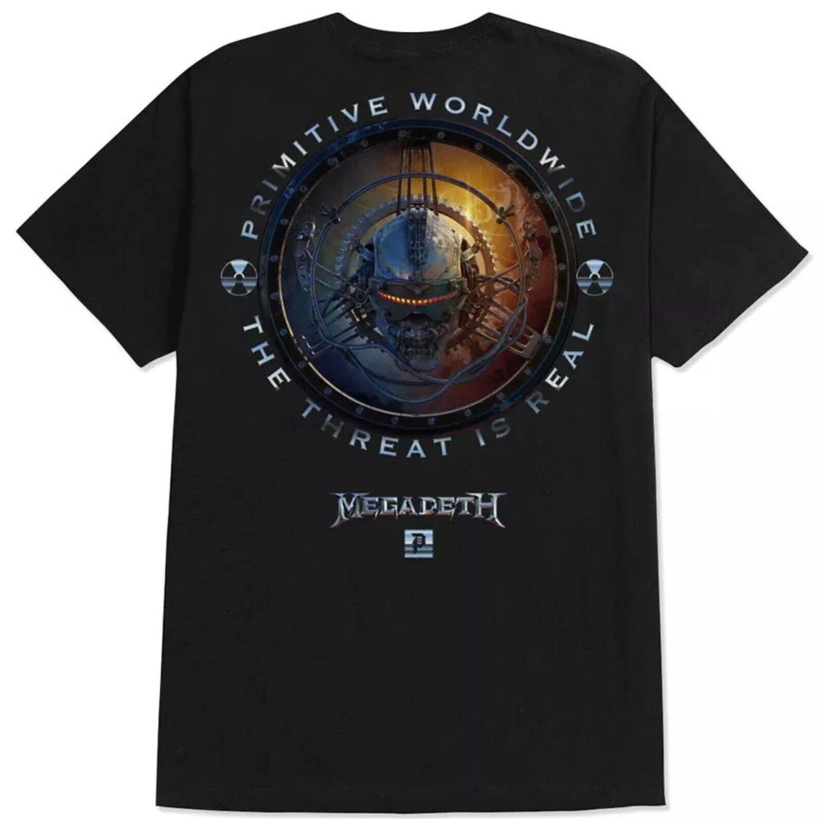 Megadeth T Shirt Threat Is Real Short Sleeve Tee Hoodie, Sweatshirt | PodTeesHub.com