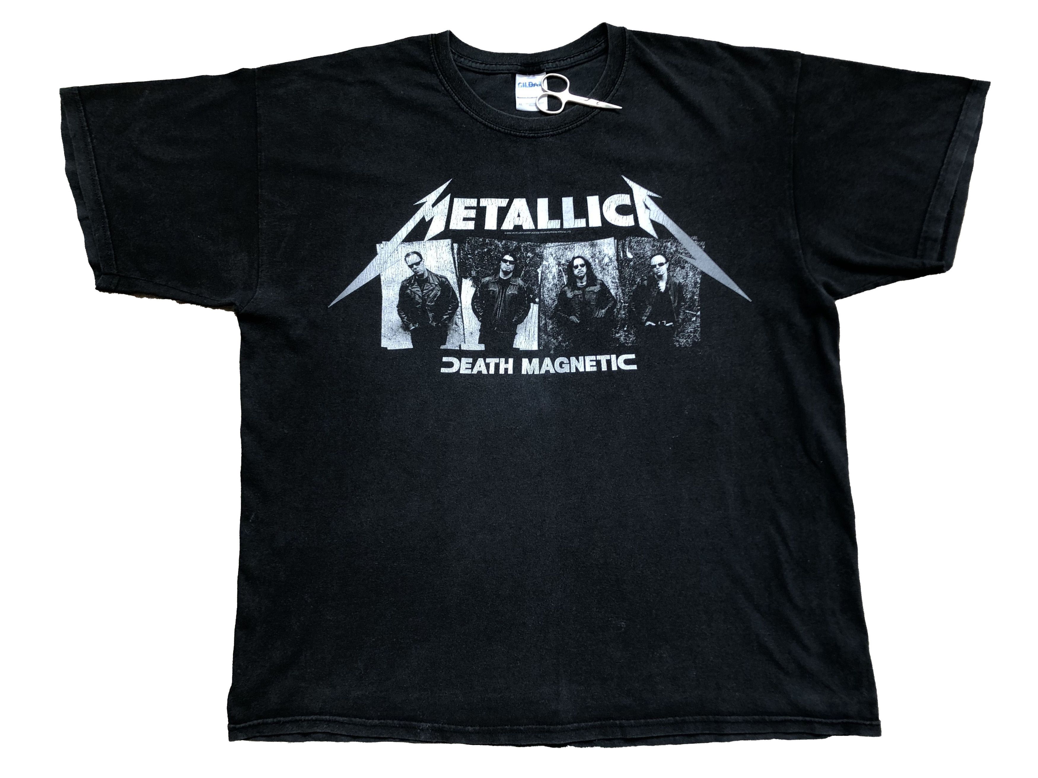 Metallica X Vintage 2008 Metallica Death Magnetic Tour Tee Y2k Hype Rare Drill Hoodie, Sweatshirt | PodTeesHub.com