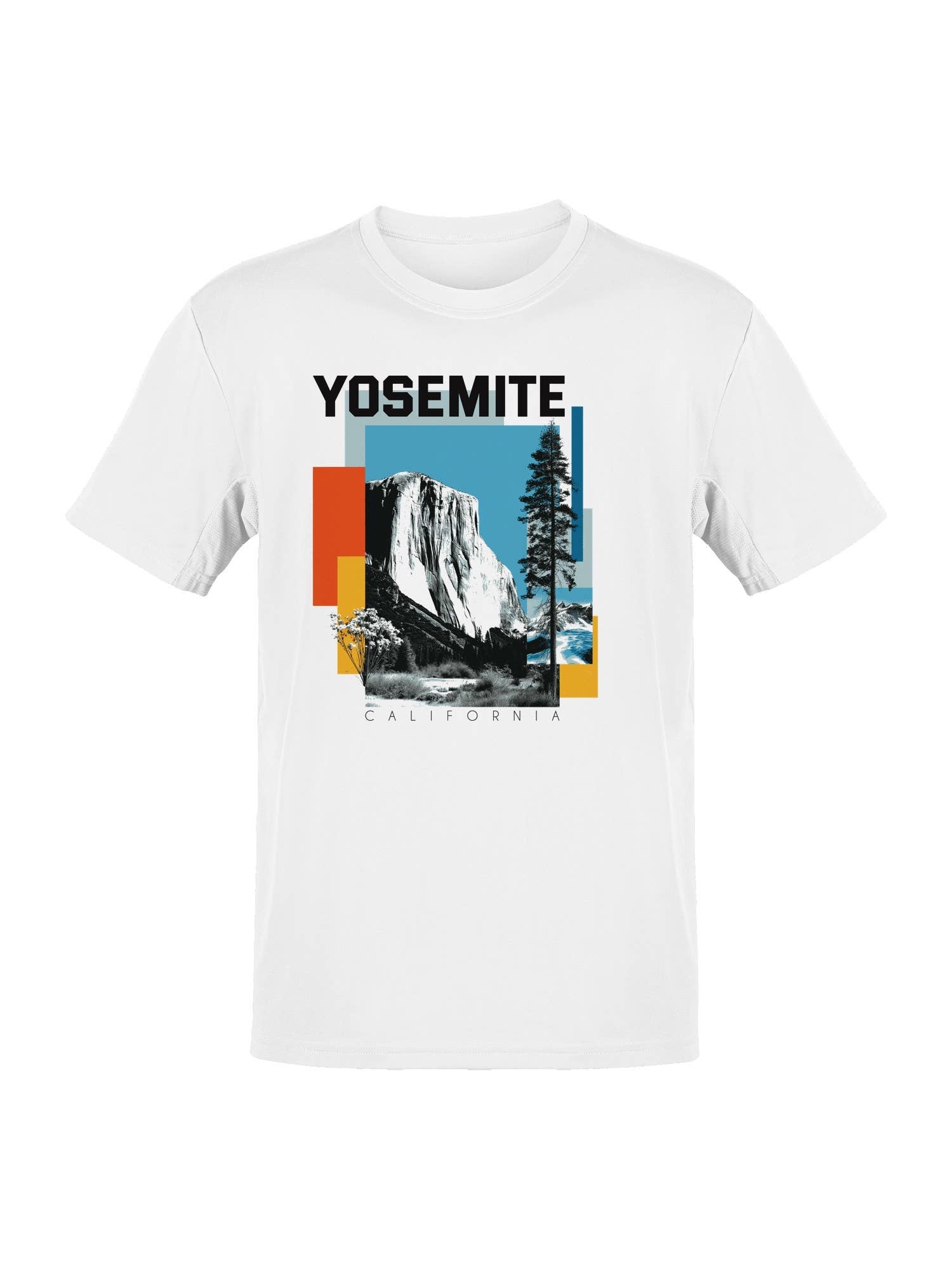 Yosemite California Vintage Art Men's T-Shirt Hoodie, Sweatshirt | PodTeesHub.com